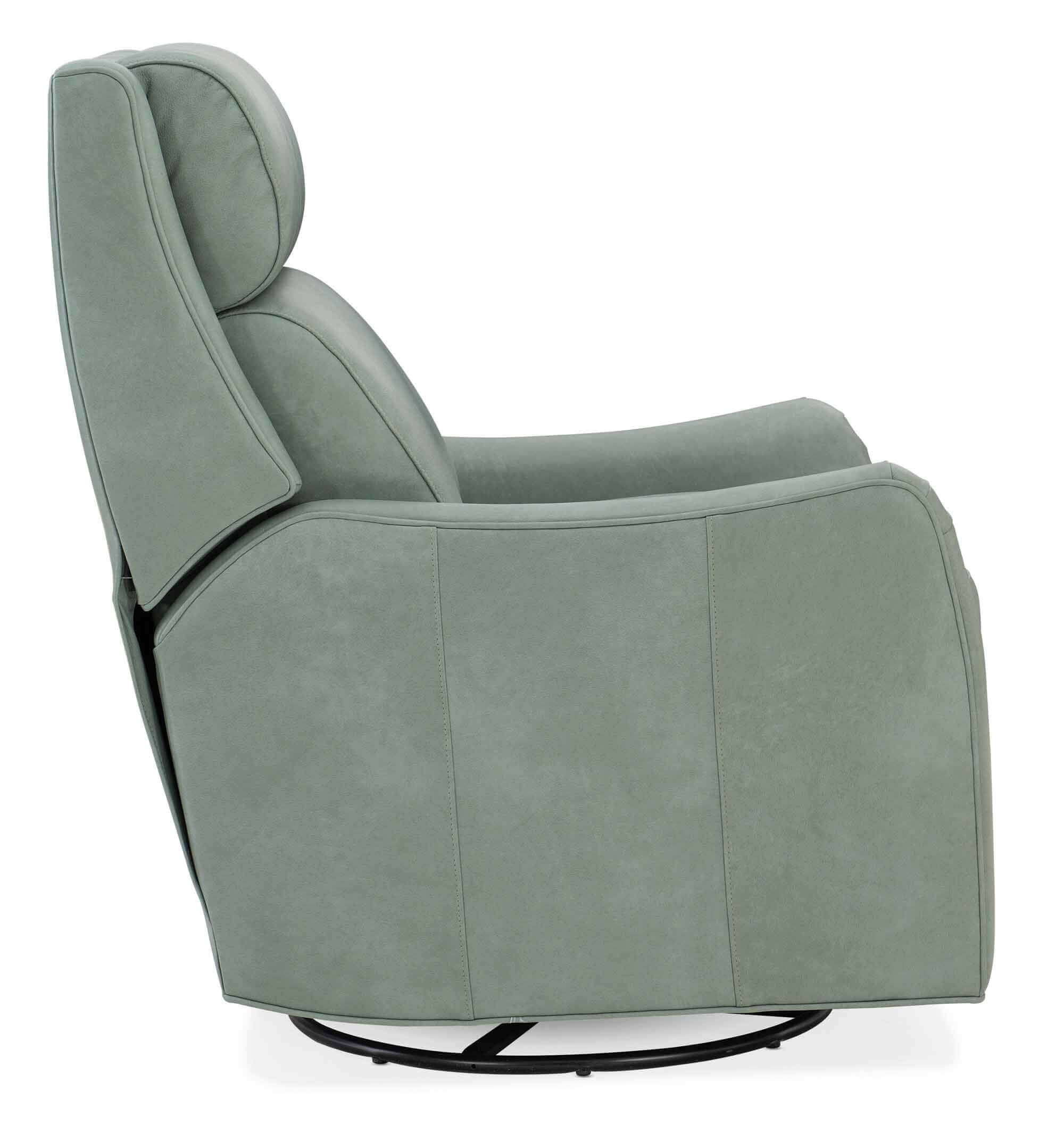 Abbott Leather Wallhugger Recliner - Image 2