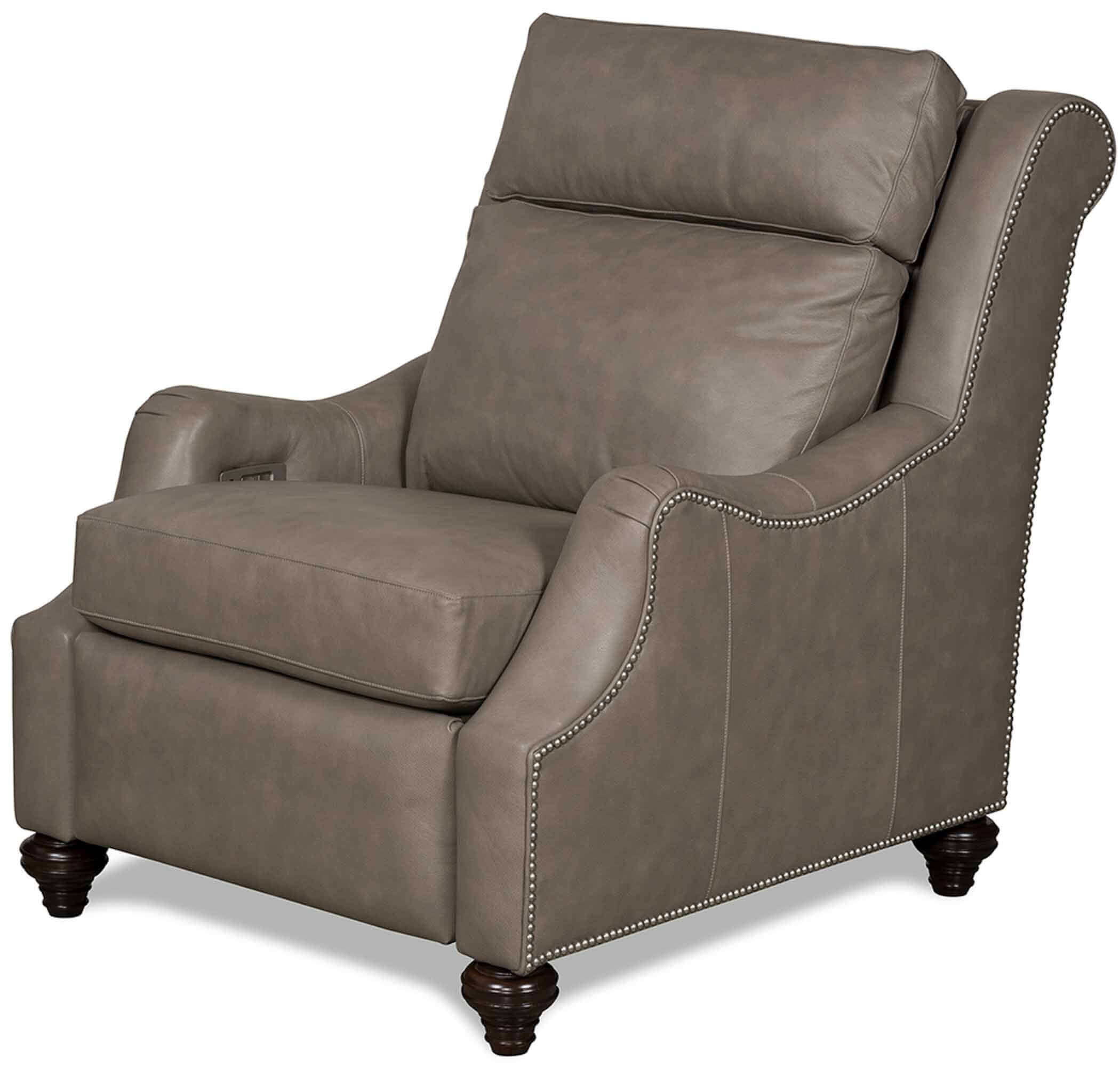 Abigail Leather Power Recliner With Articulating Headrest - Image 4