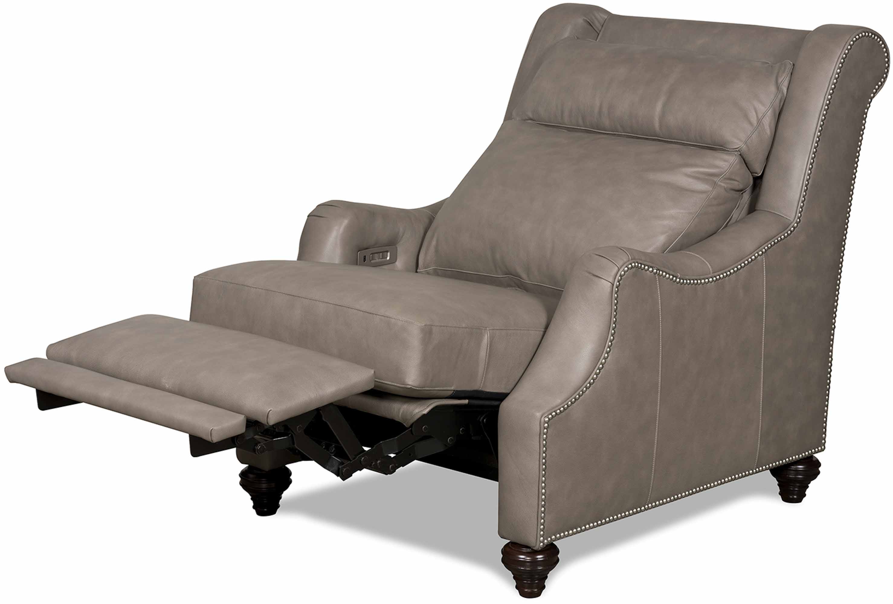 Abigail Leather Power Recliner With Articulating Headrest - Image 7