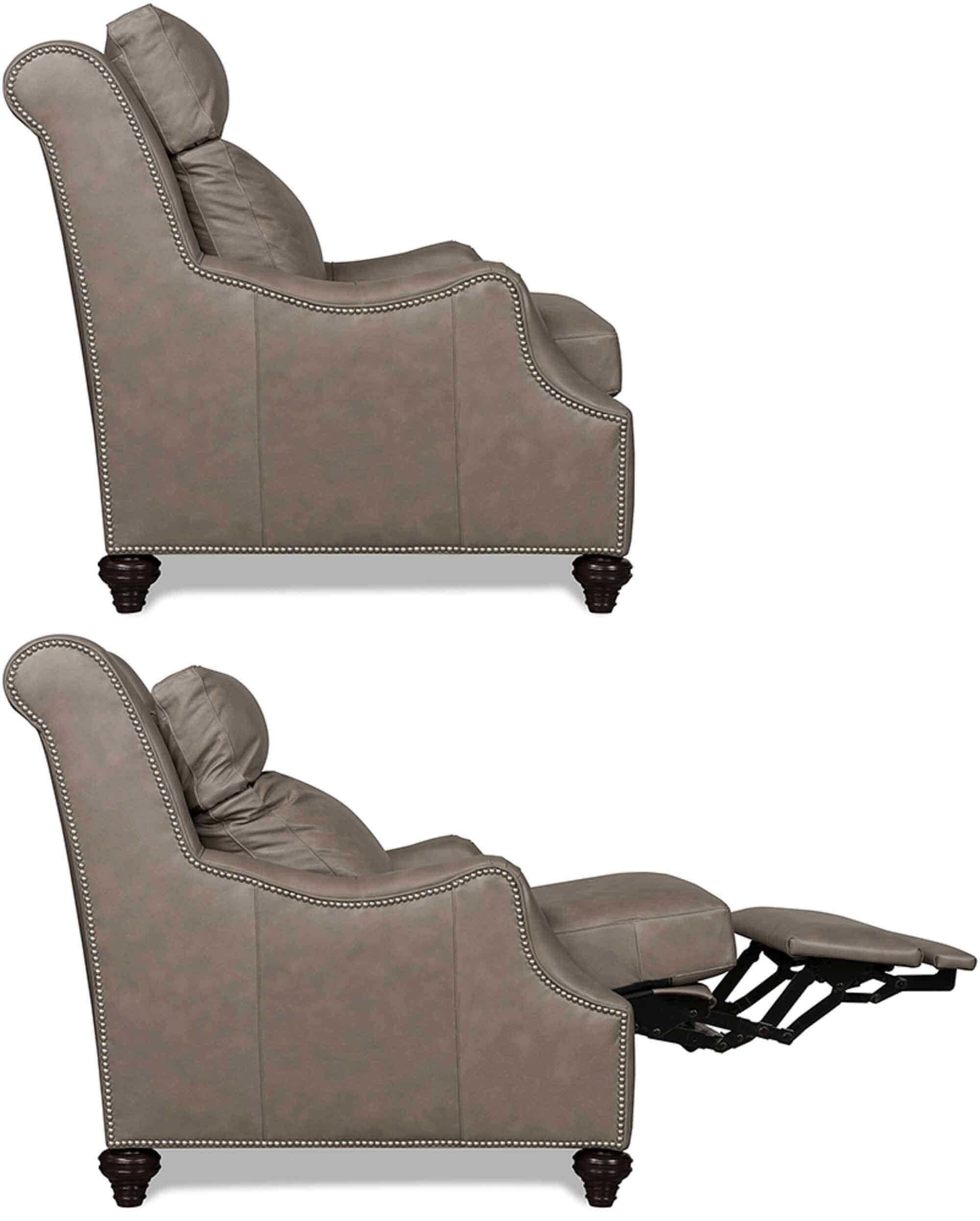 Abigail Leather Power Recliner With Articulating Headrest - Image 9