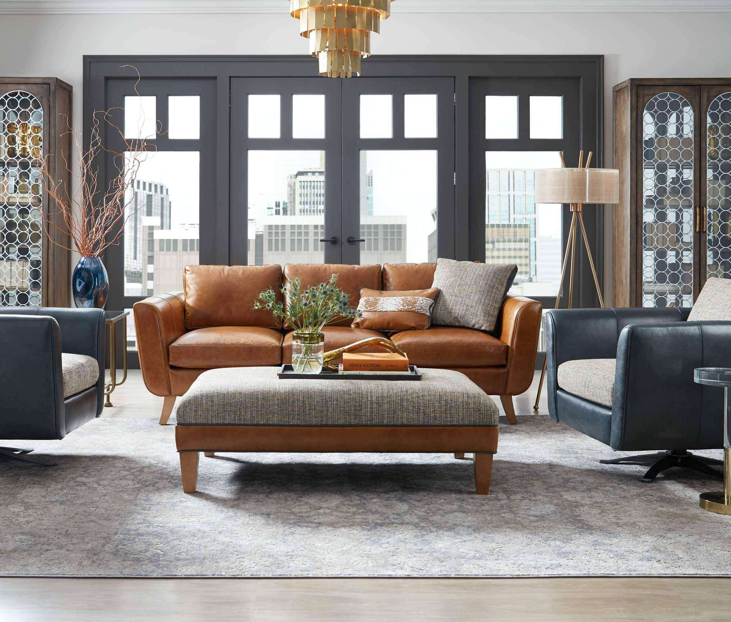 Alora Leather Sofa - Image 5