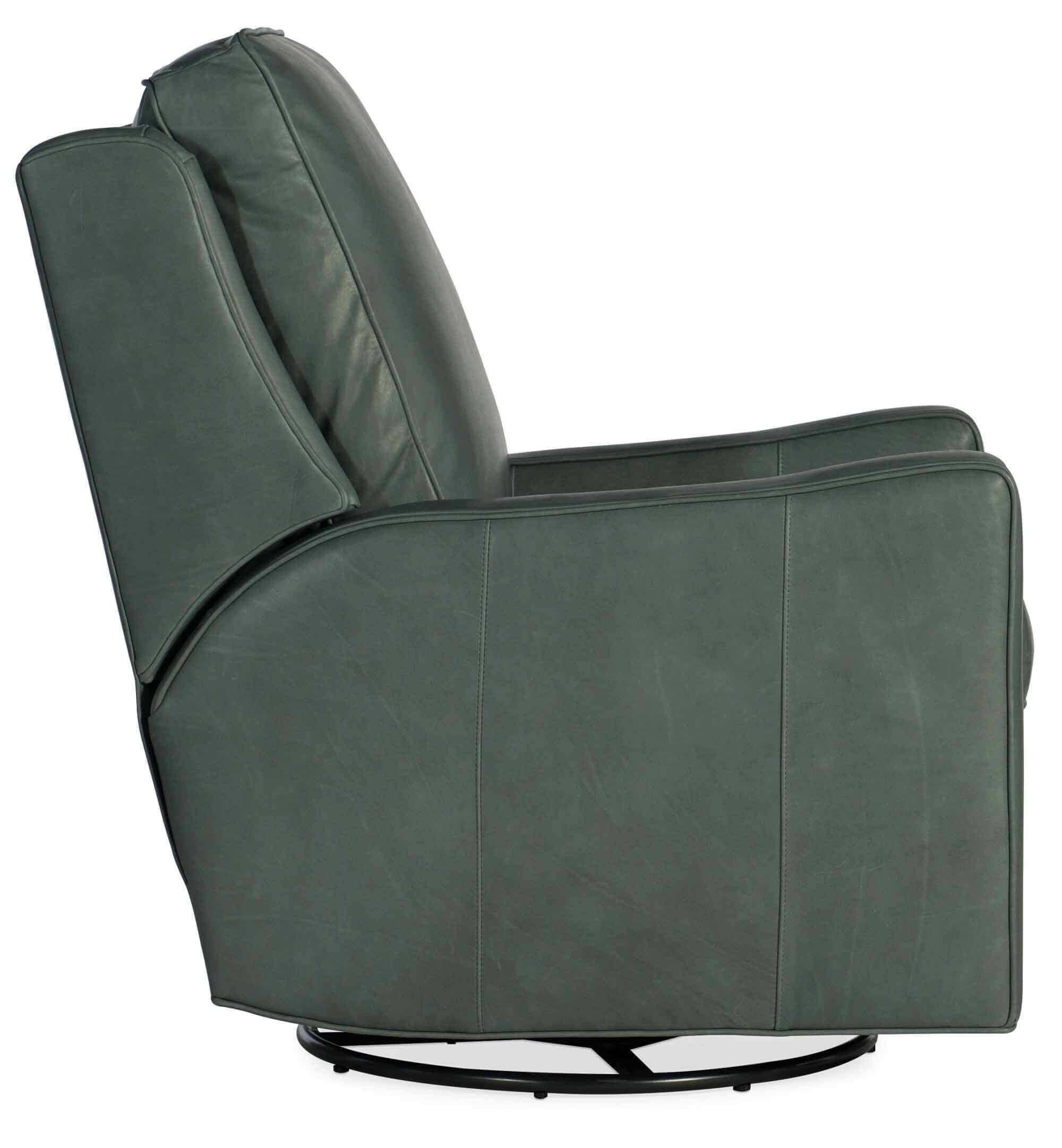 Ani Leather Swivel Glider Recliner - Image 4