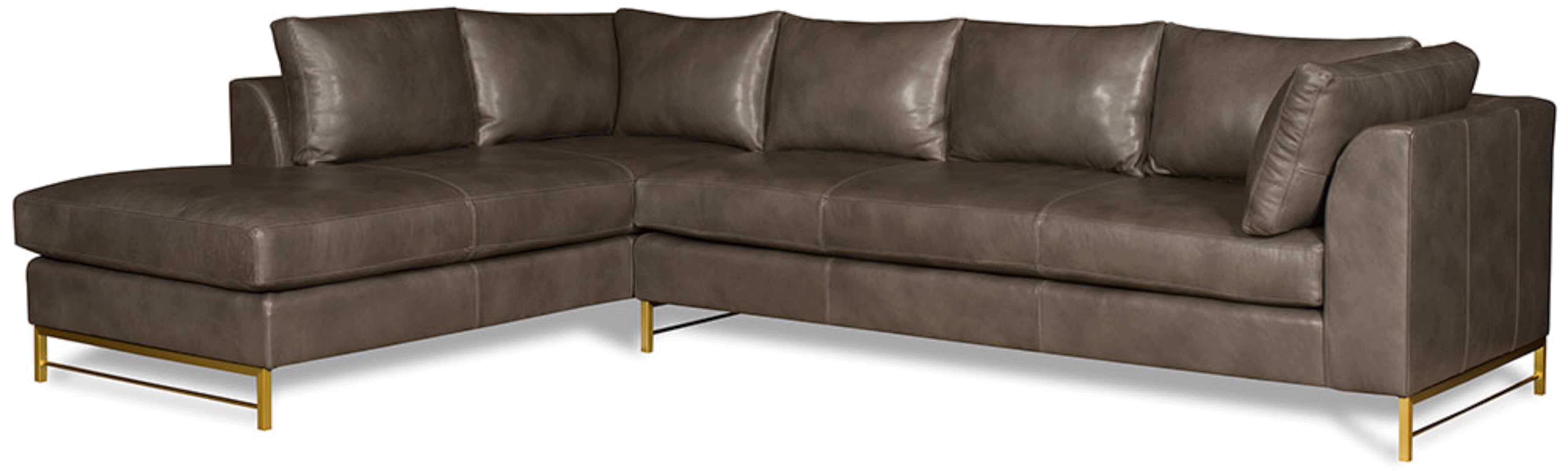 Ansley Leather Sectional