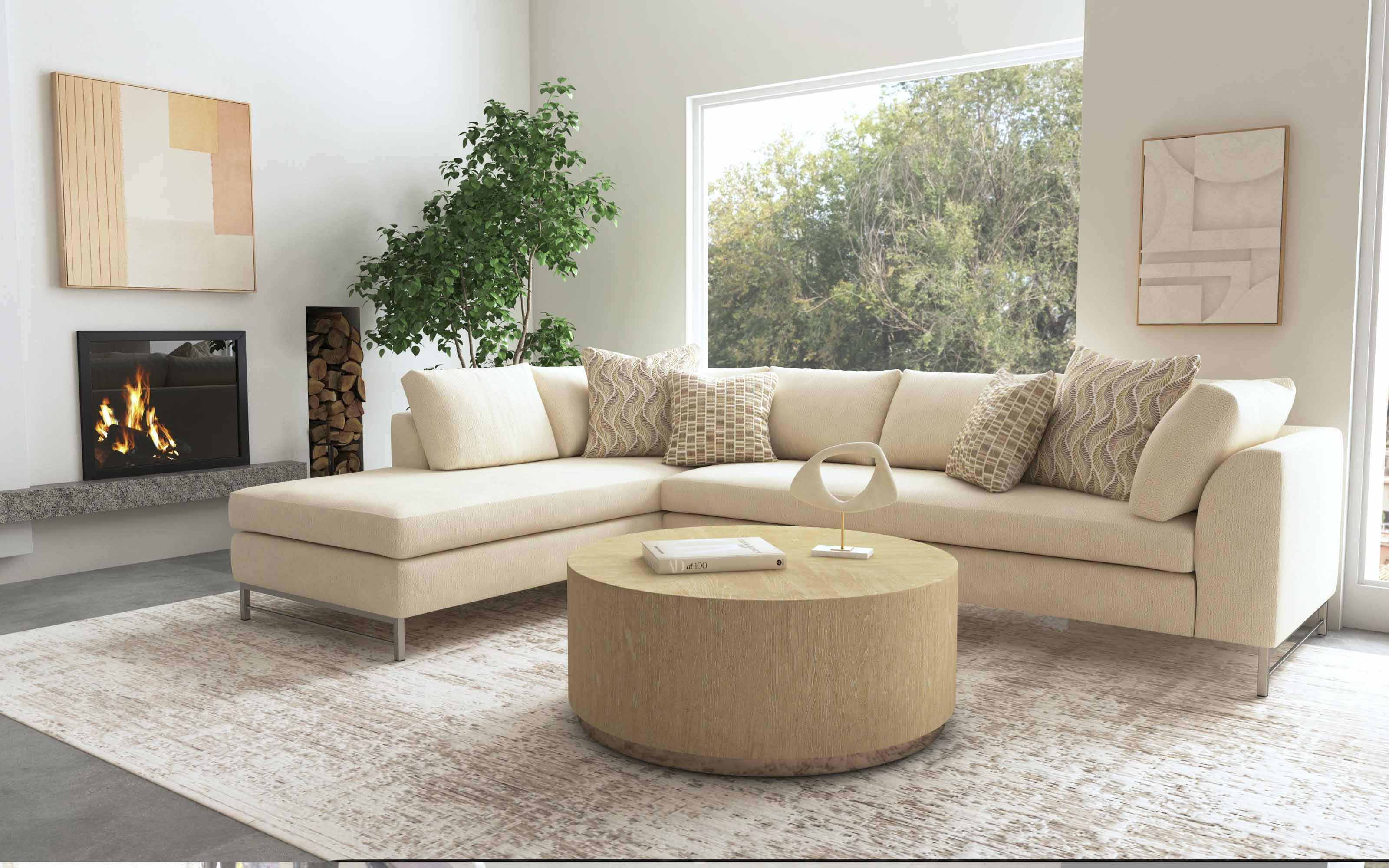 Ansley Leather Sectional - Image 2