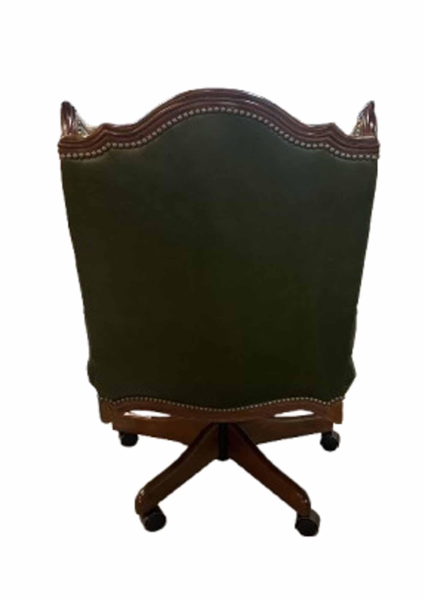 Arthur Leather Tufted Executive Chair - Image 5