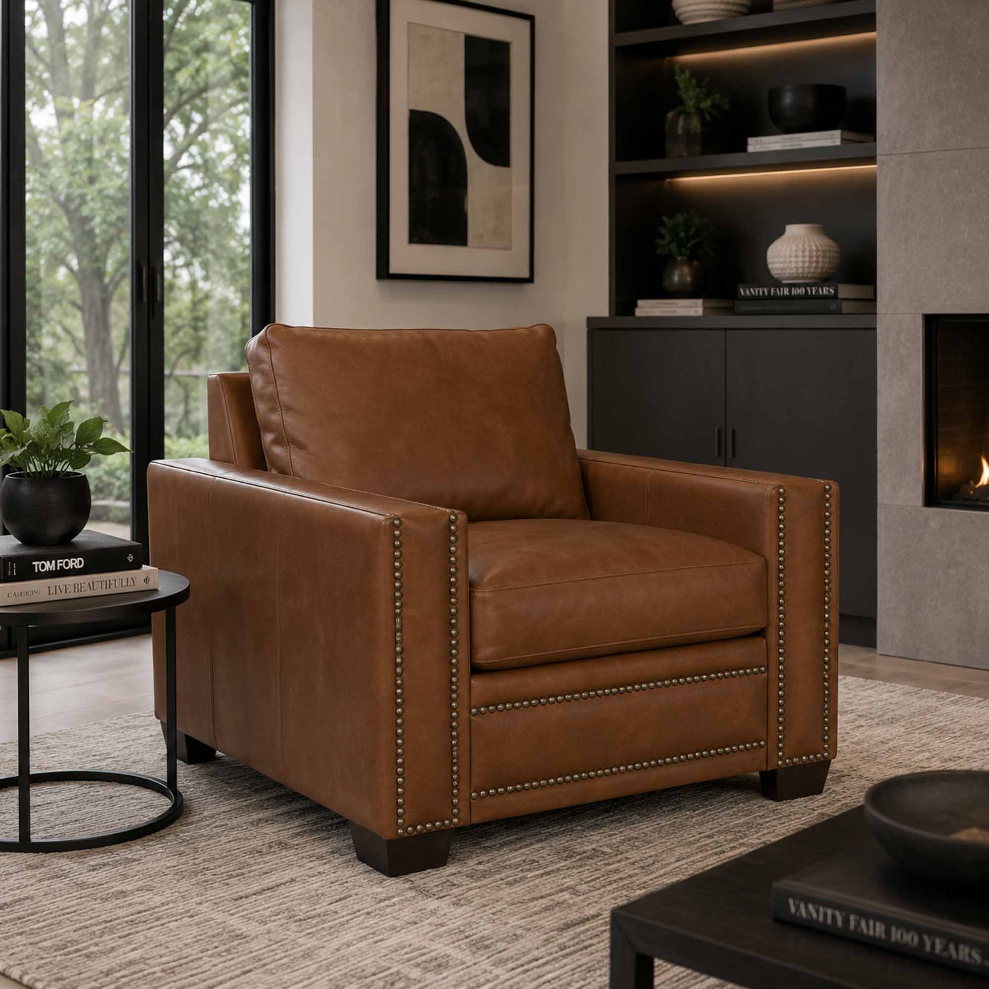 Ashton Leather Chair - Image 3