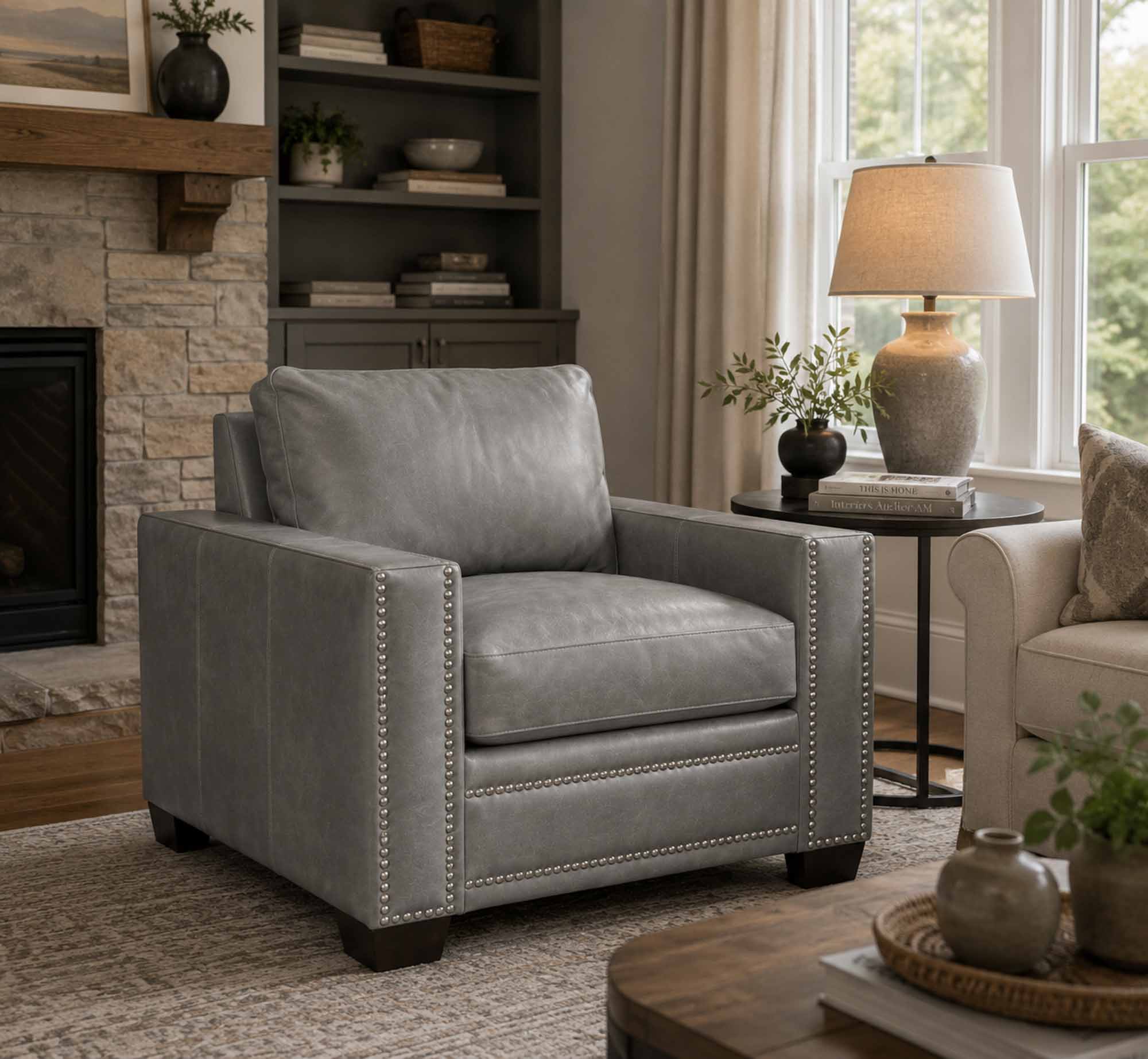 Ashton Leather Chair - Image 4