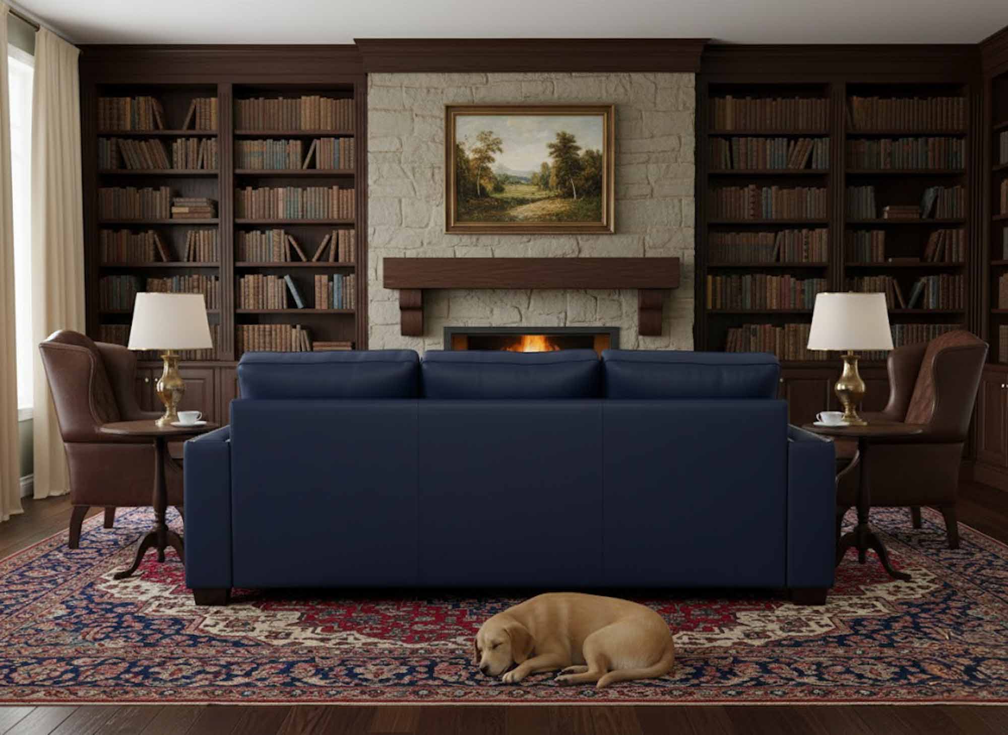 Ashton Leather Sofa - Image 6