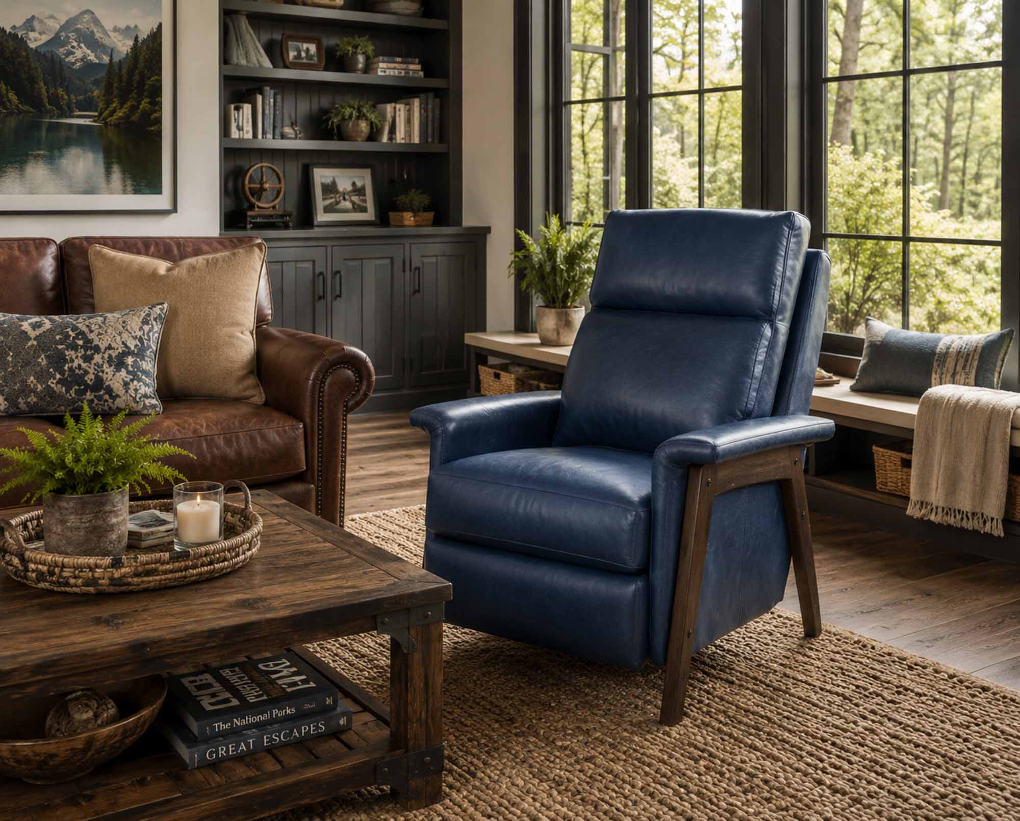 Axel Leather Recliner - Image 10