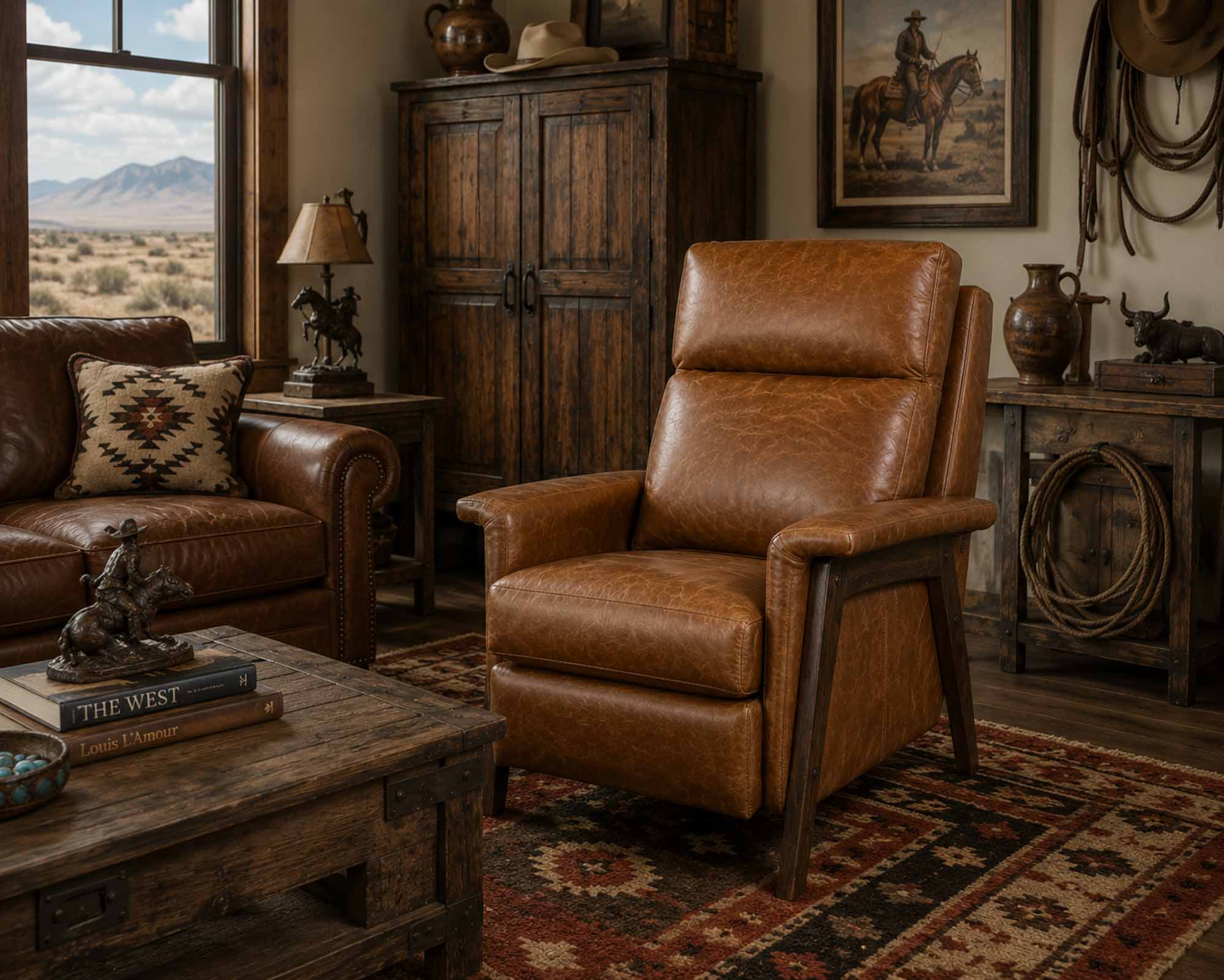 Axel Leather Recliner - Image 11