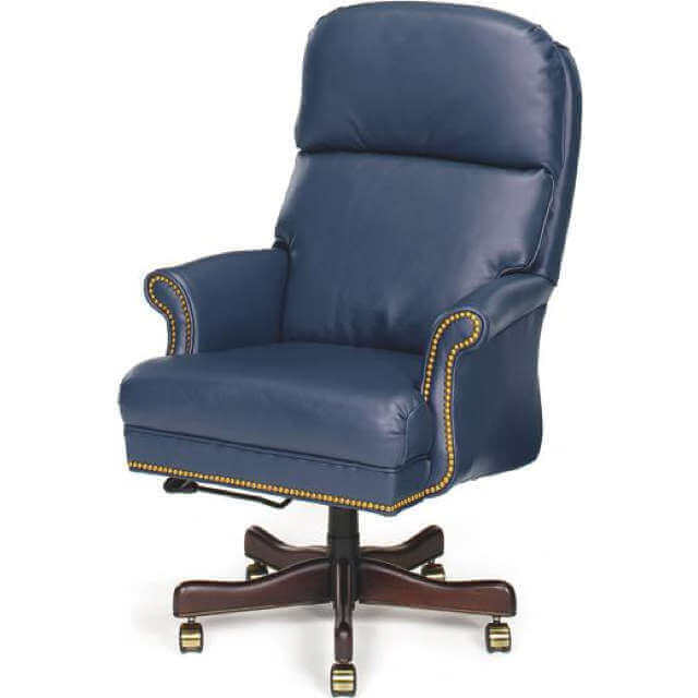 Bari Leather Swivel Executive Chair - Image 3
