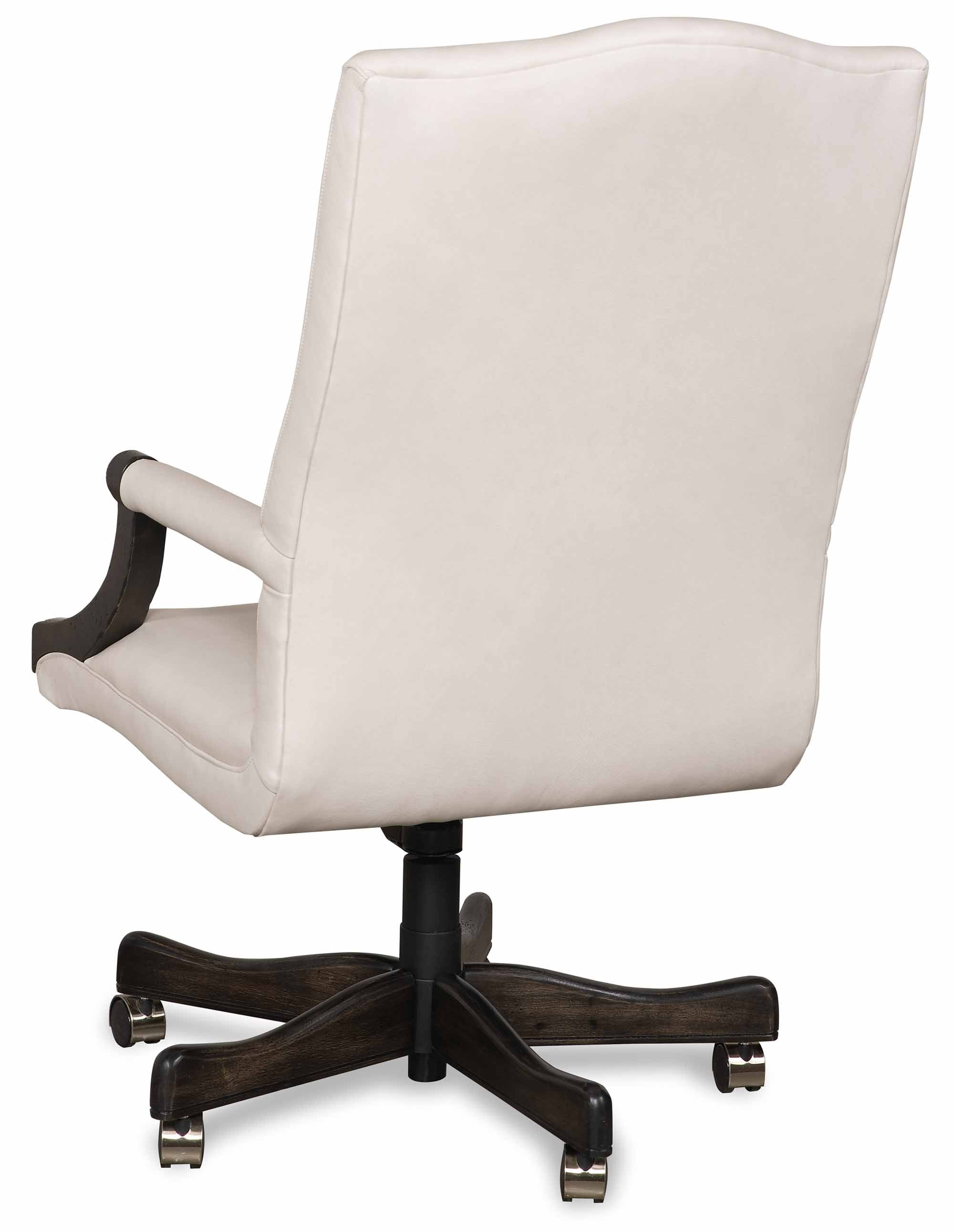 Blake Leather Swivel Tilt Chair - Image 5