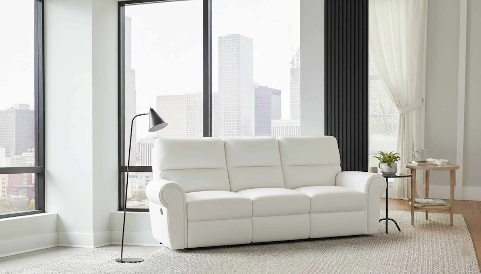 Brookfield Leather Reclining Sofa - Image 3