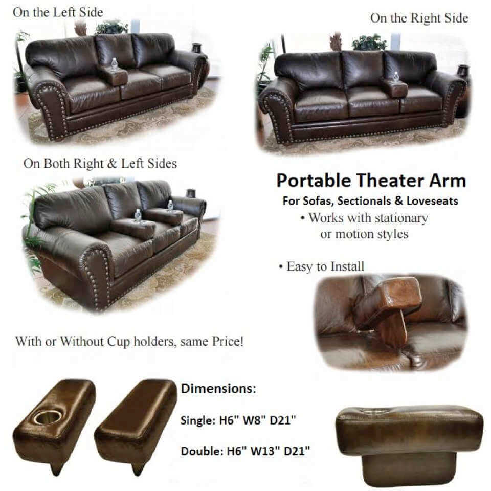 Brookhaven Leather Reclining Sectional - Image 10