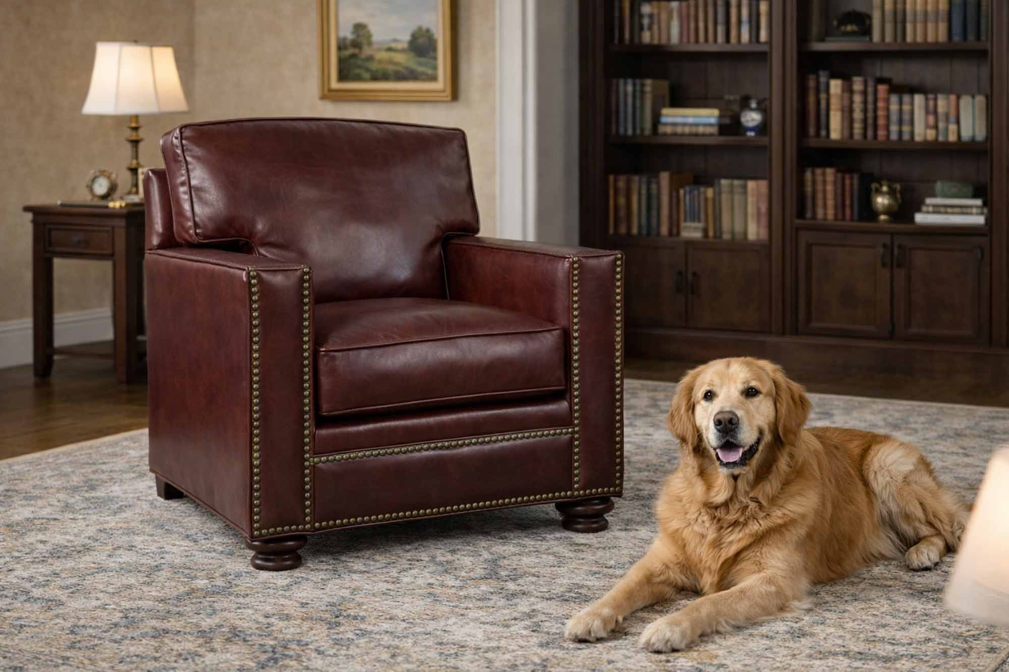 Butte Leather Chair - Image 5