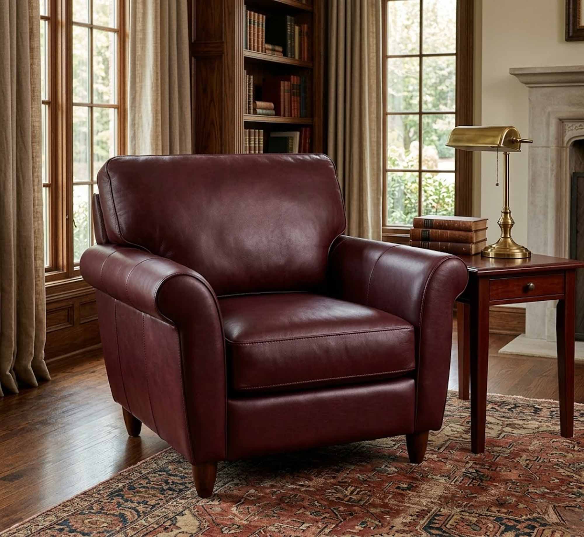 Cameo Leather Chair - Image 16