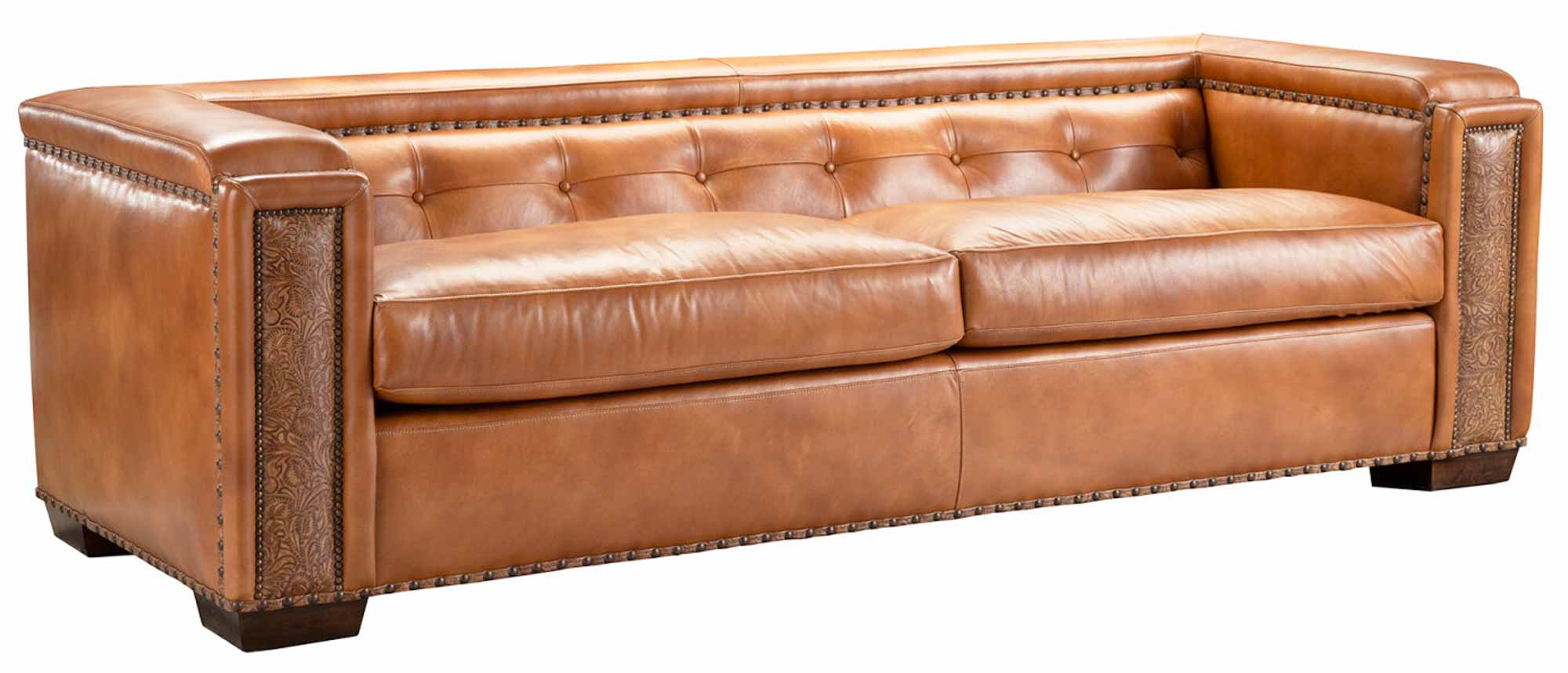 Caudalie Leather Sofa - Image 3