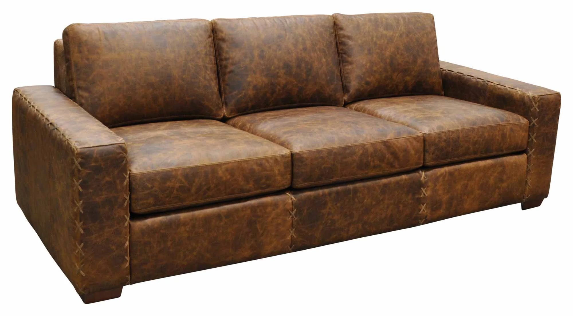 Colorado Leather Queen Size Sofa Sleeper