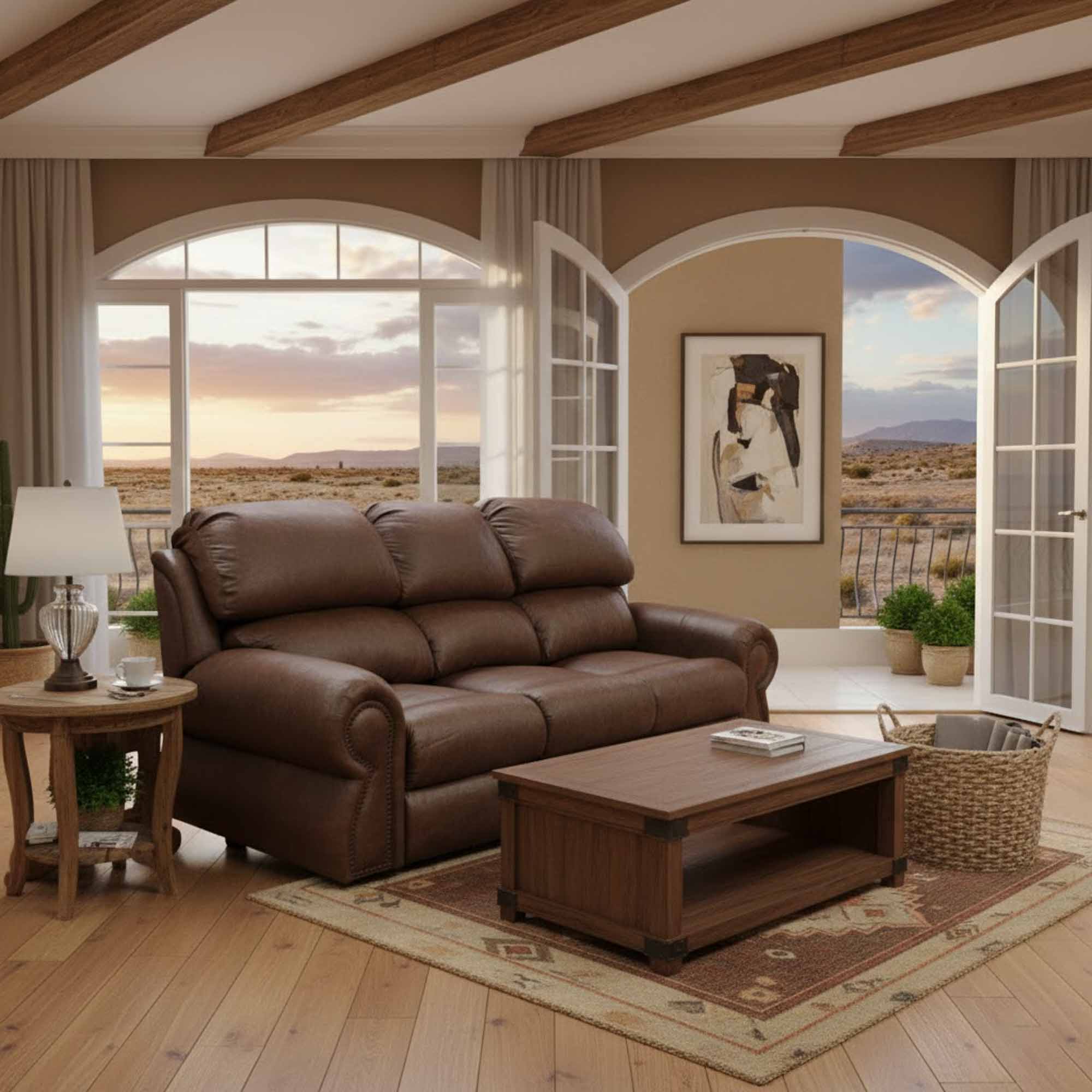 Cortina Leather Sofa - Image 5
