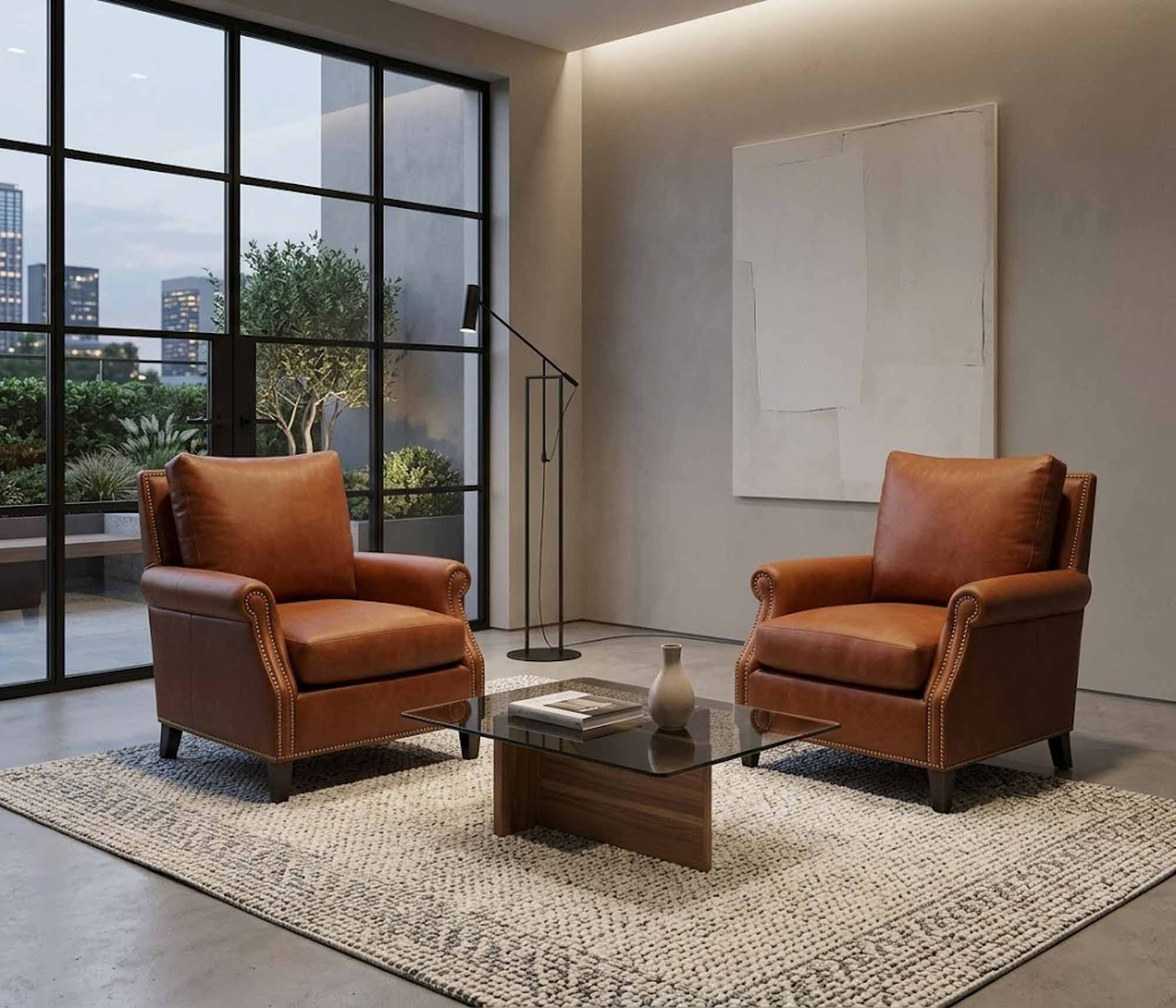 Dana Leather Chair - Image 2