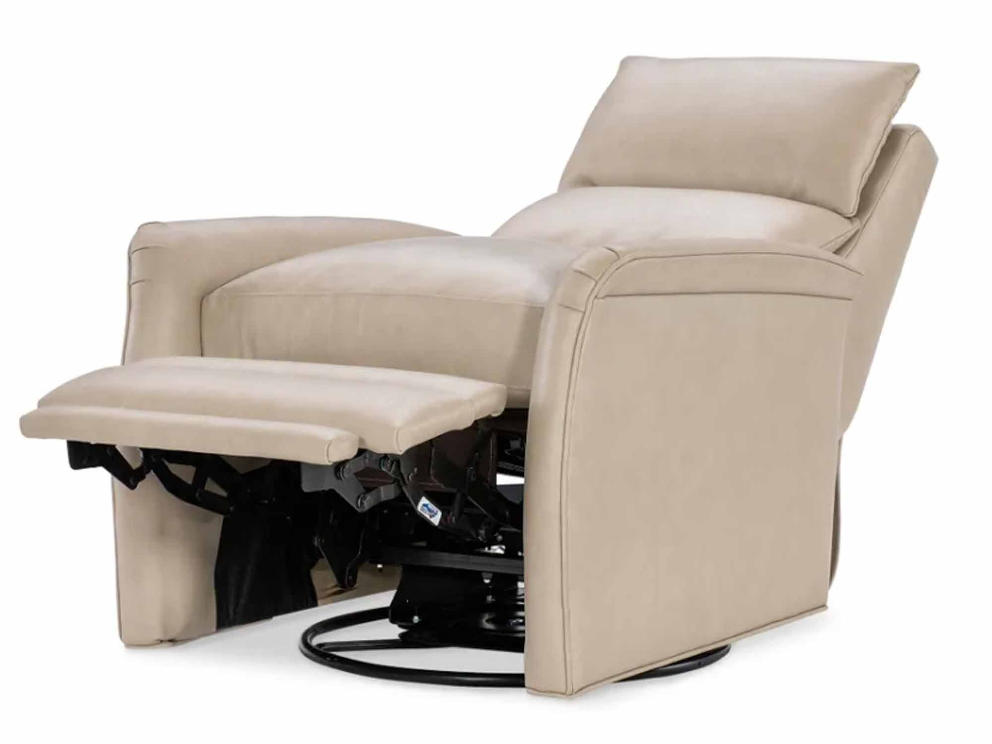Dannie Leather Swivel Glider Recliner - Image 15