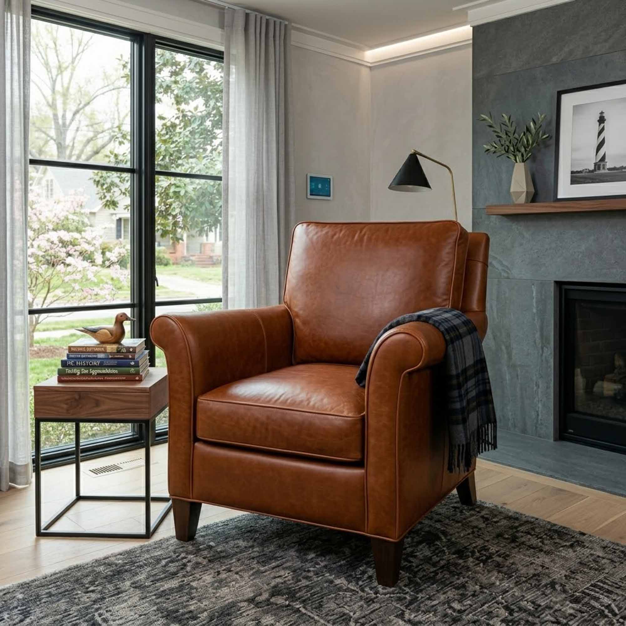 Dino Leather Chair - Image 5