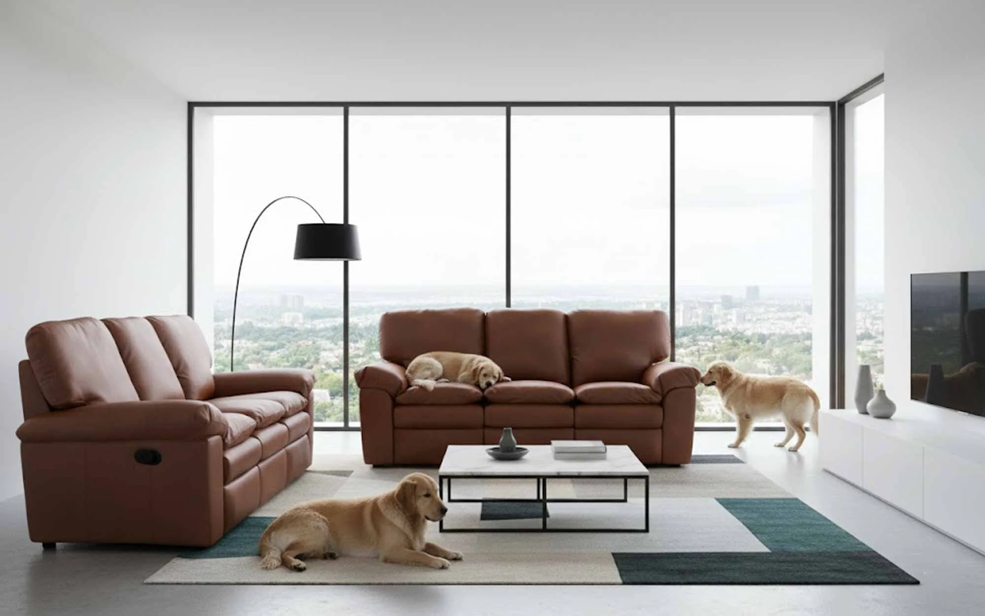 El Dorado Leather Full Size Sofa Sleeper - Image 3