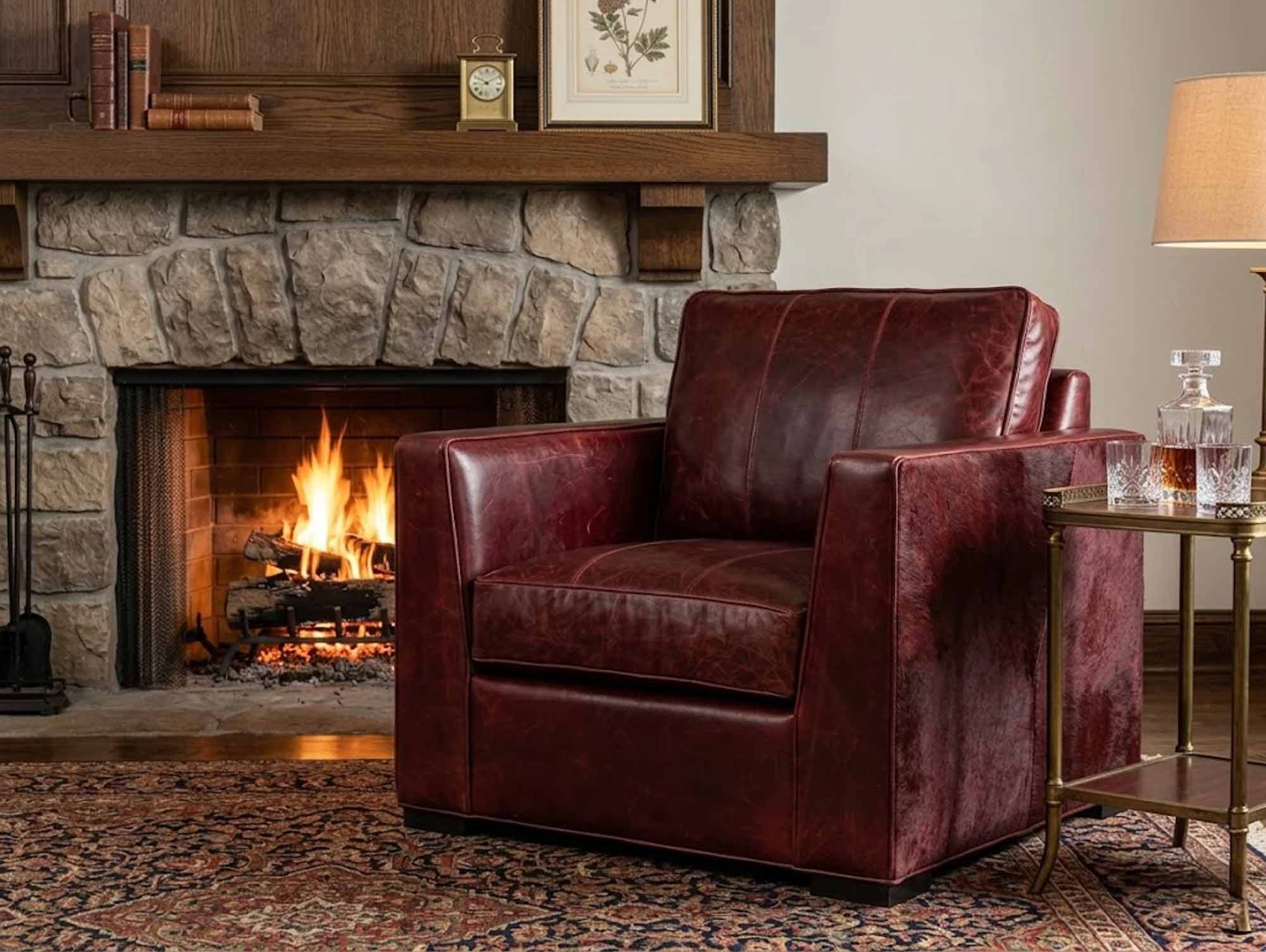 Eliana Leather Chair - Image 9