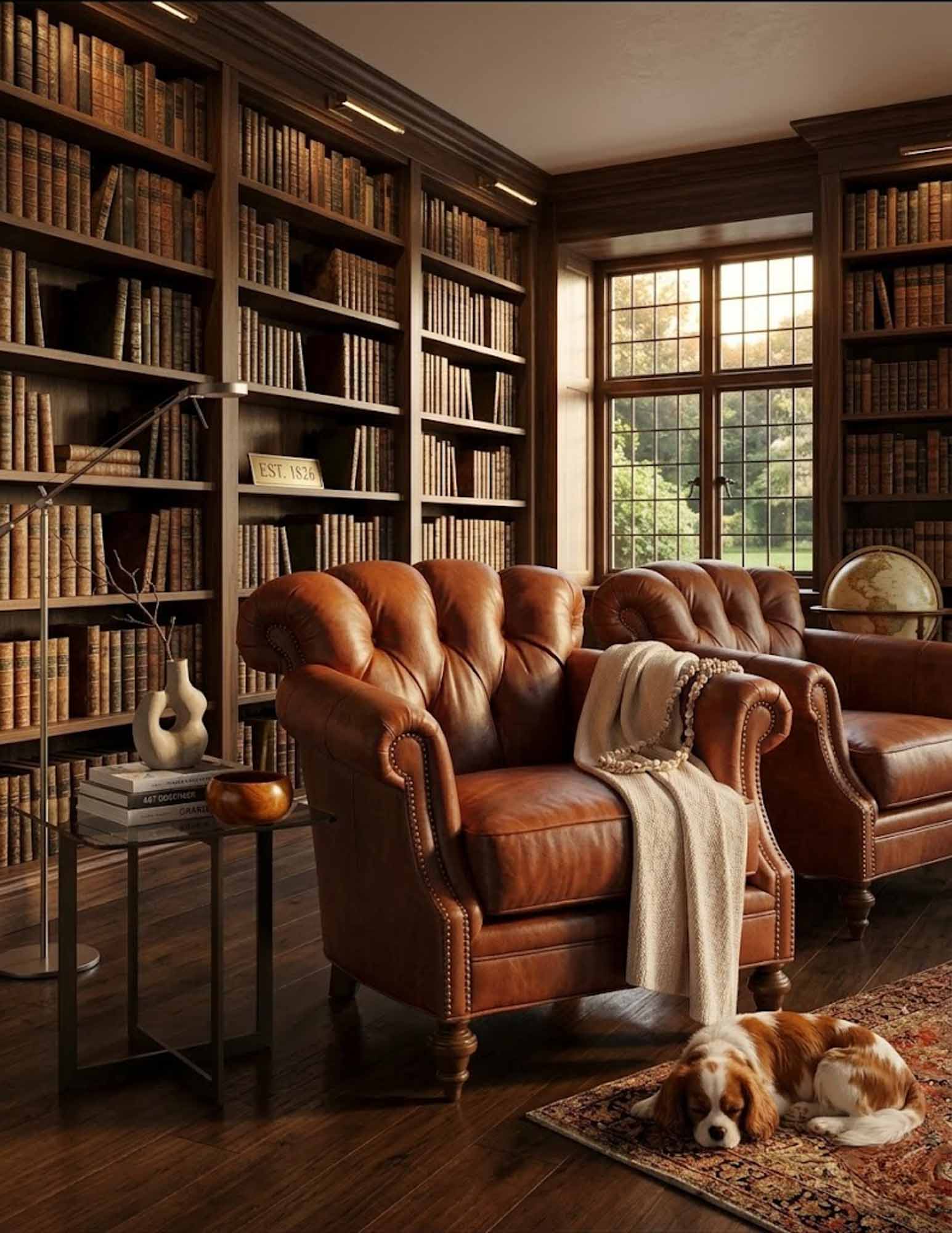 Emma Leather Chair - Image 5