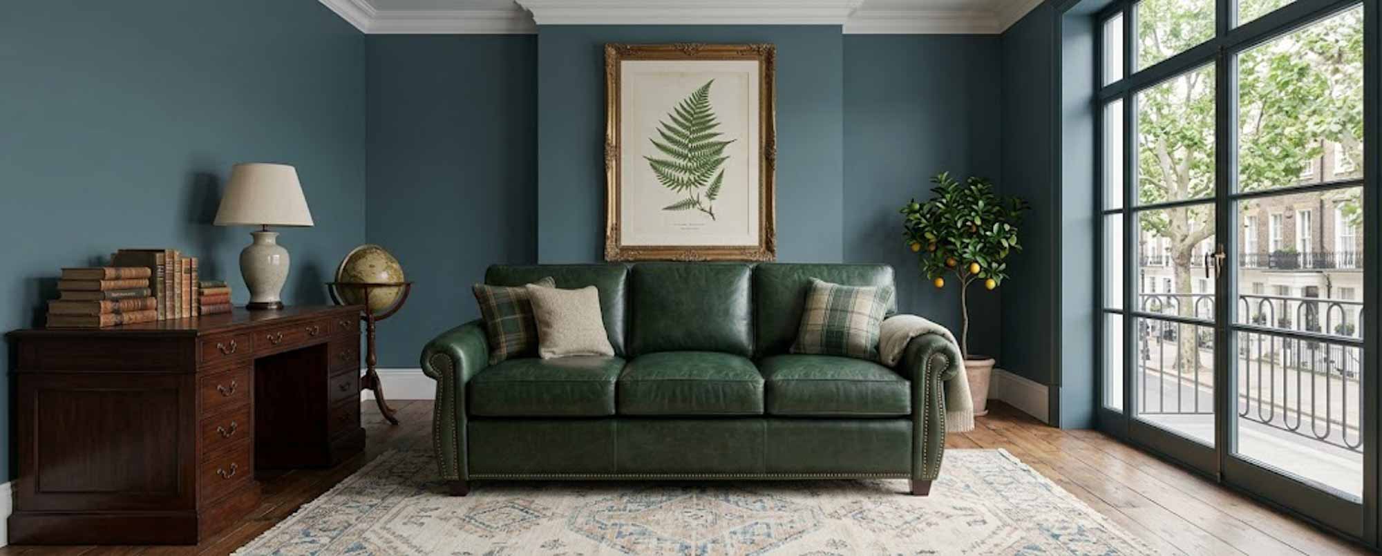 Emmer Leather Full Size Sofa Sleeper - Image 4