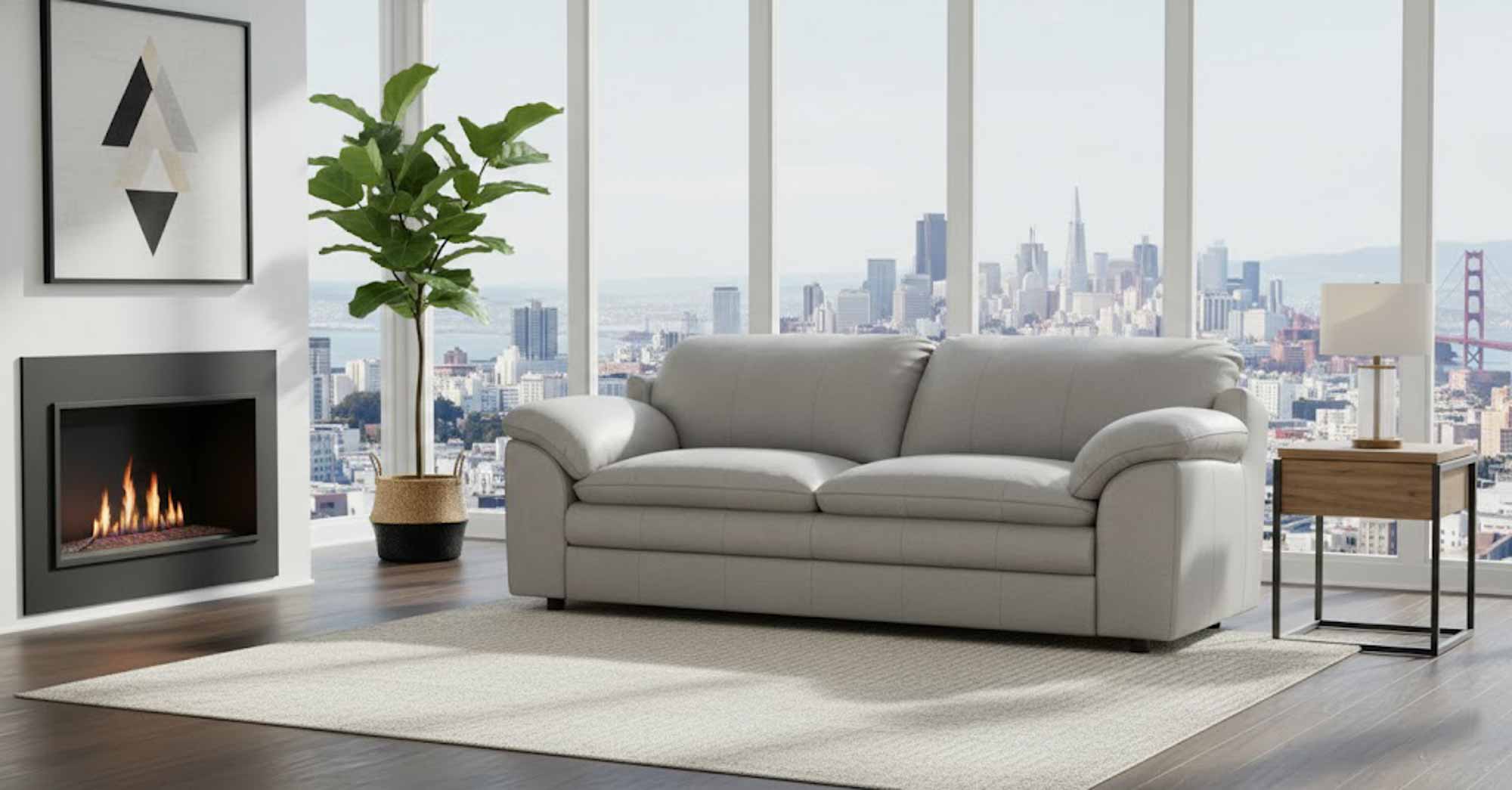 Encino Leather Sofa - Image 2