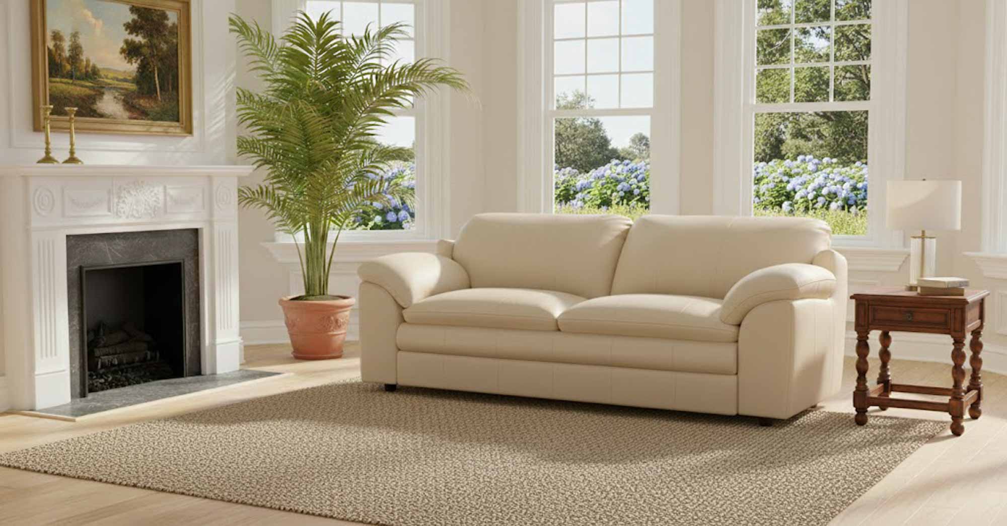 Encino Leather Sofa - Image 3