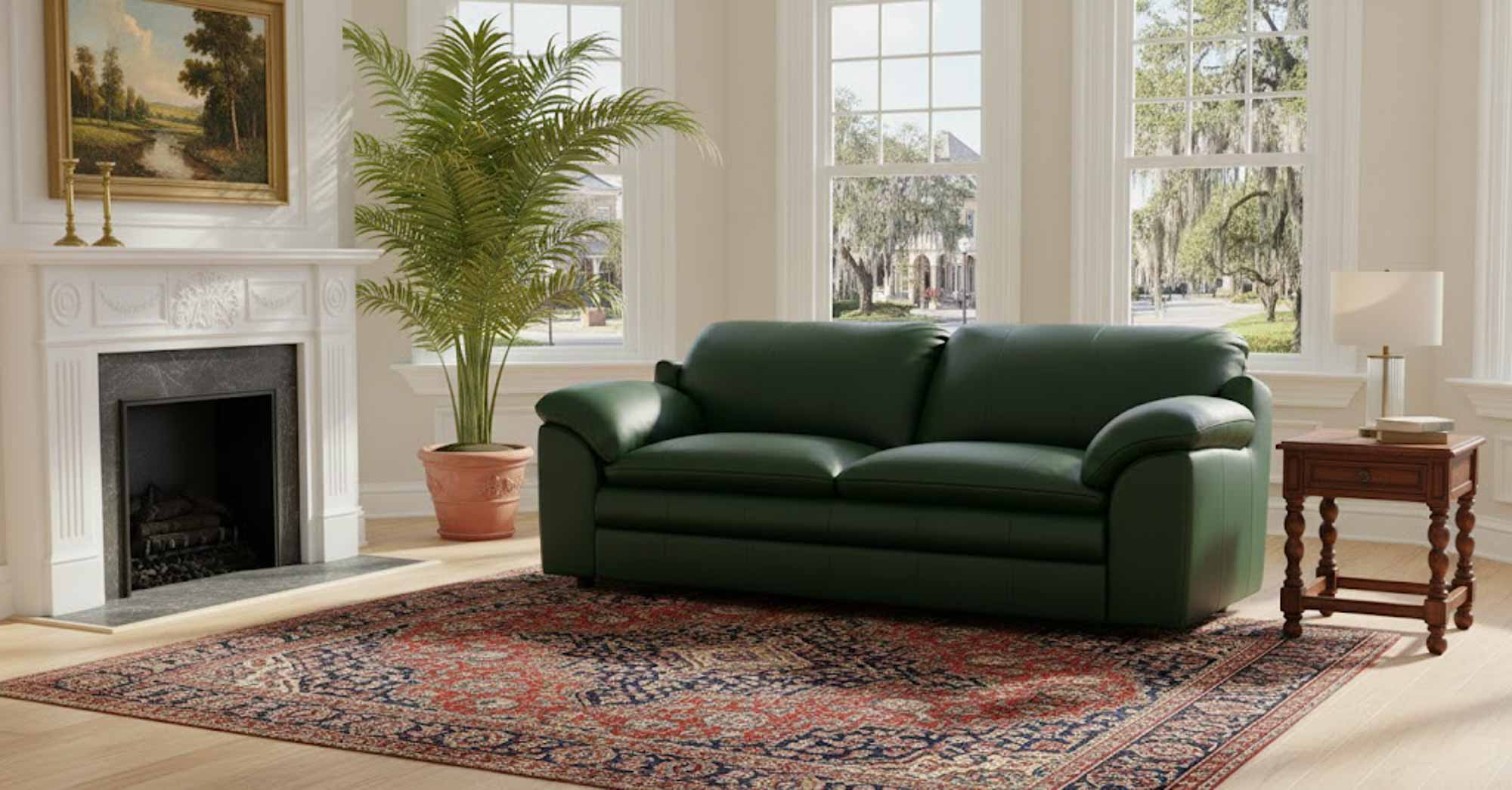 Encino Leather Sofa - Image 4