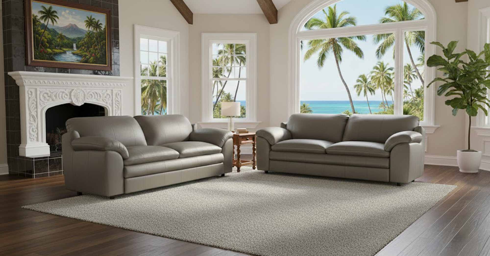 Encino Leather Sofa - Image 7