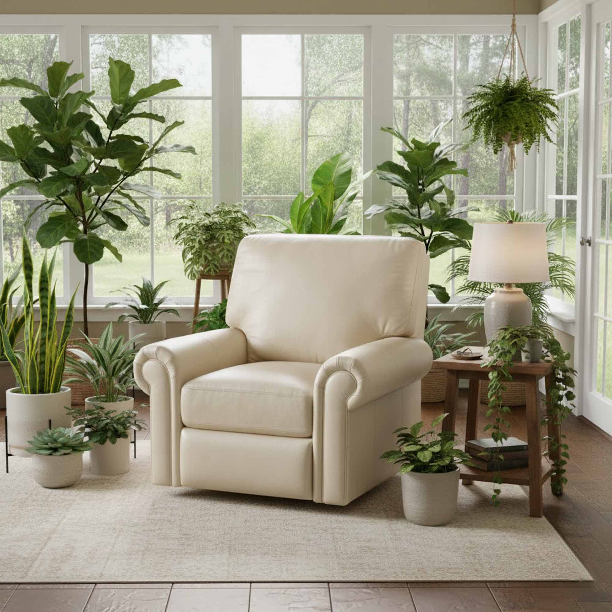 Fairbanks Leather Recliner - Image 4
