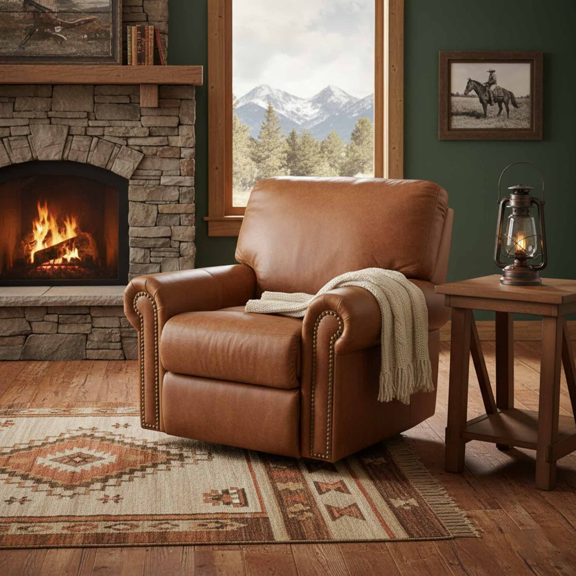 Fairmont Leather Power Lift Recliner - Image 6