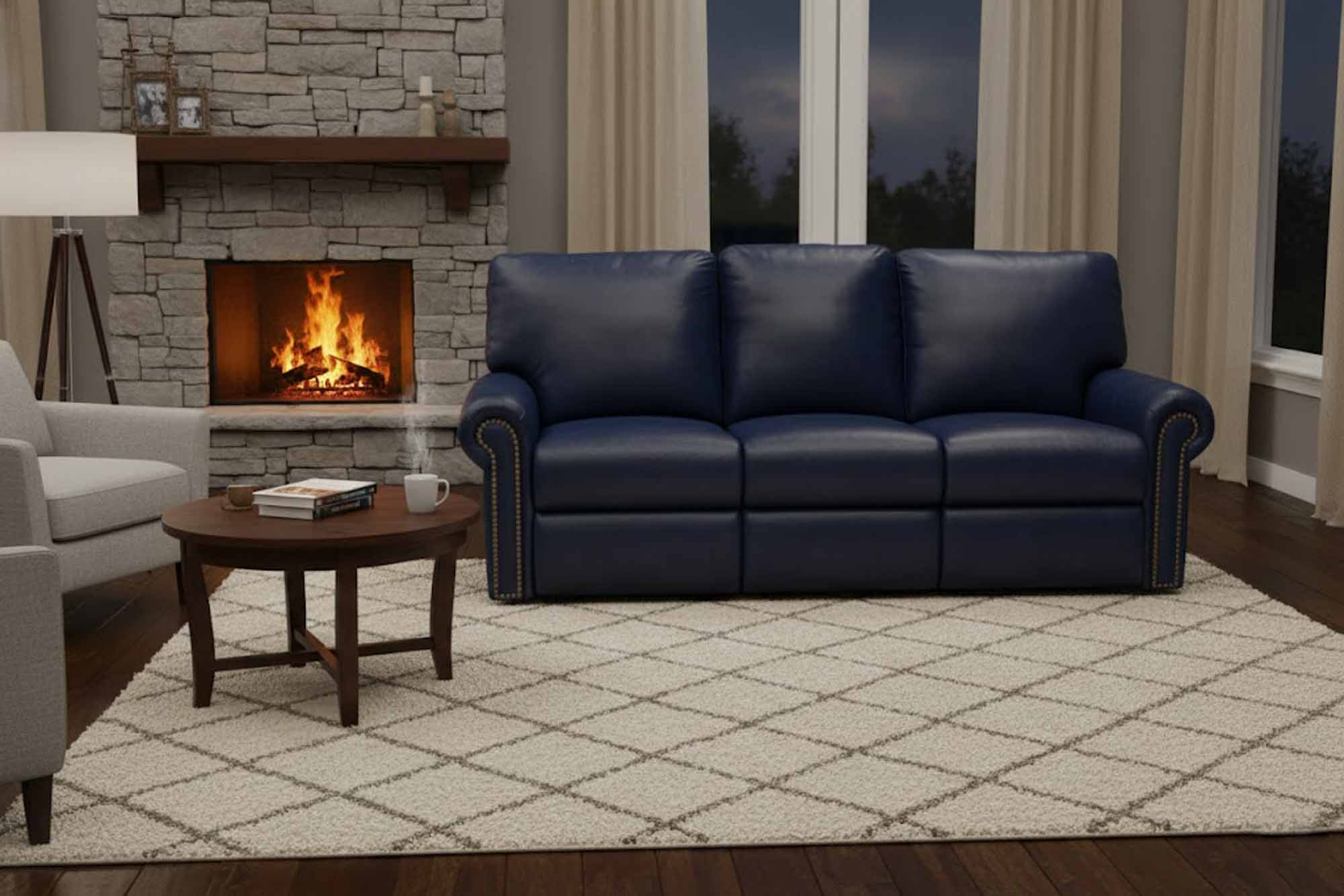 Fairmont Leather Reclining Loveseat - Image 4