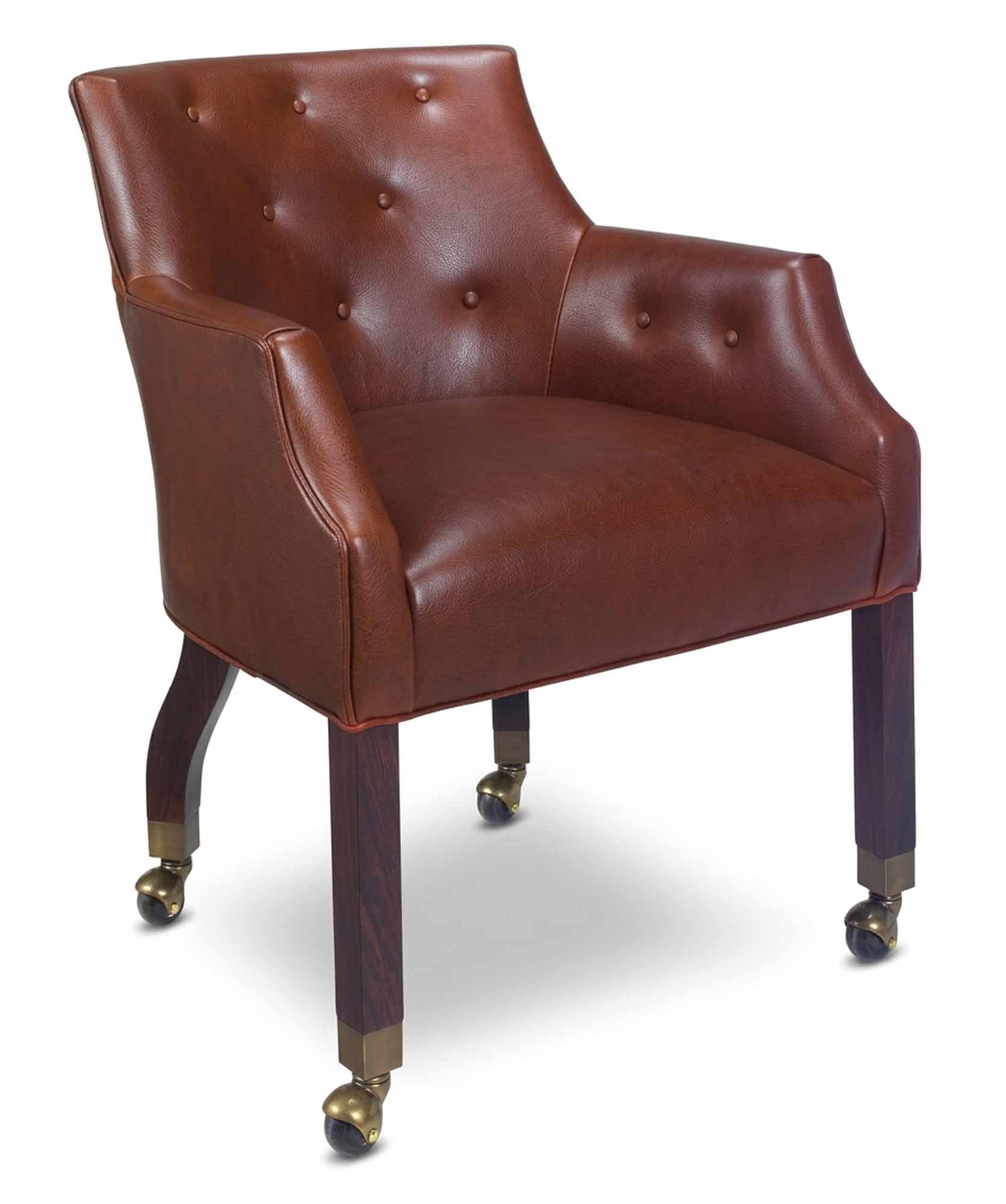 Firefox Leather Game Chair With Casters - Image 2