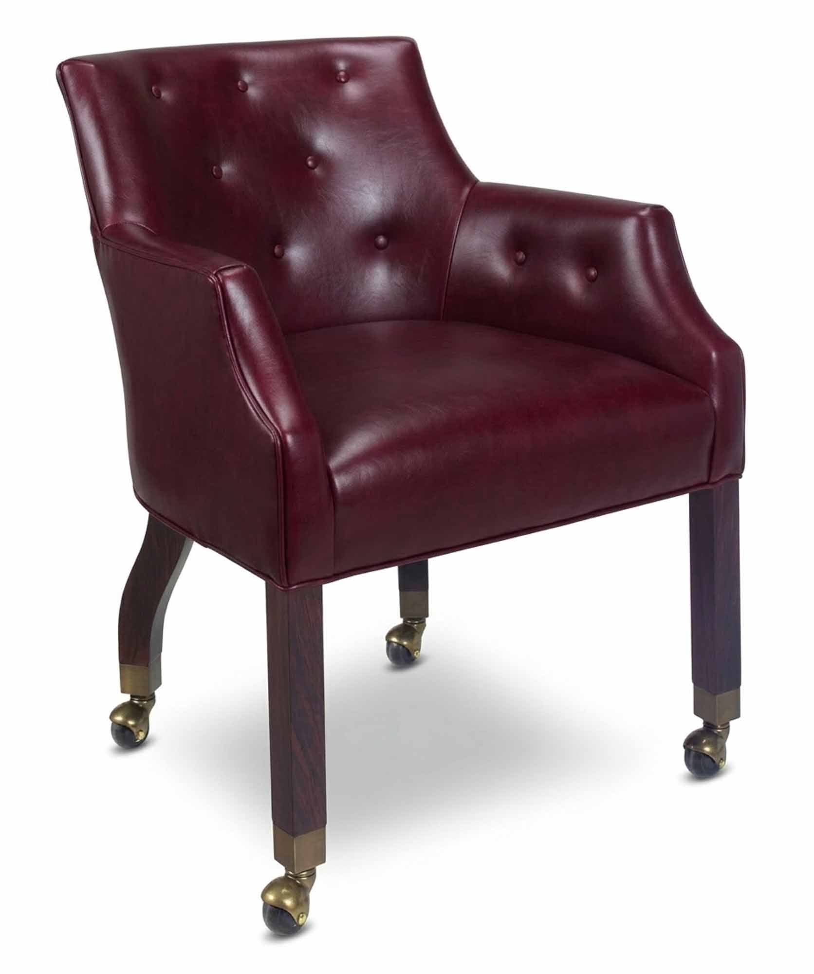 Firefox Leather Game Chair With Casters - Image 3