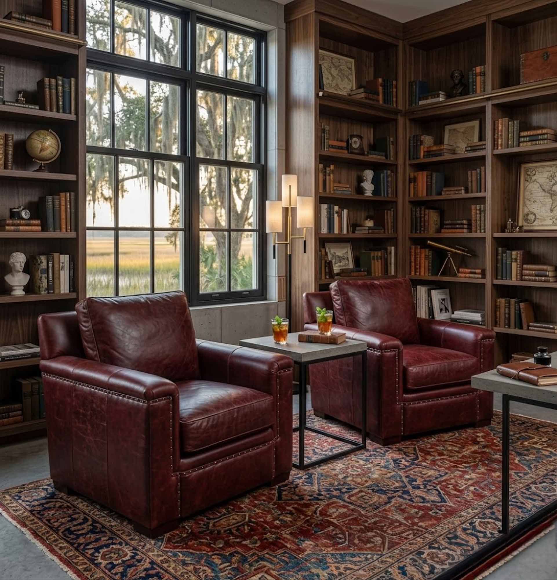 Franklin Leather Chair - Image 6