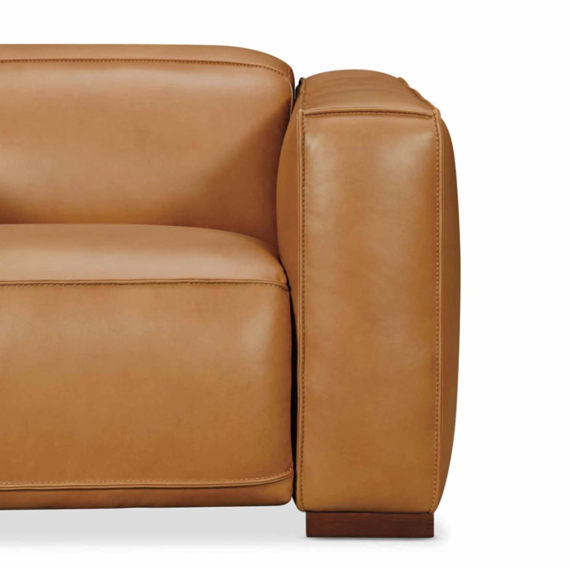 Fresco Leather Power Recliner With Articulating Headrest - Image 7