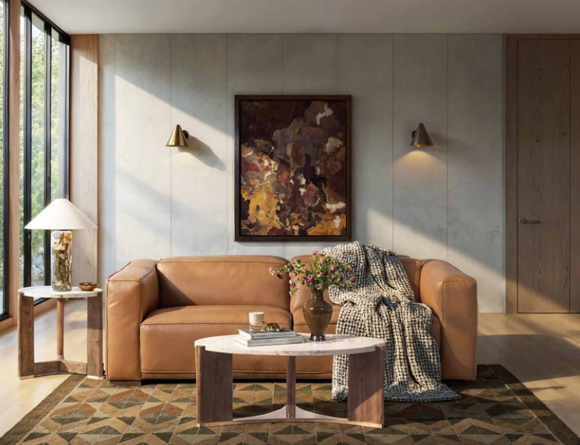 Fresco Leather Power Reclining Sofa With Articulating Headrest - Image 6