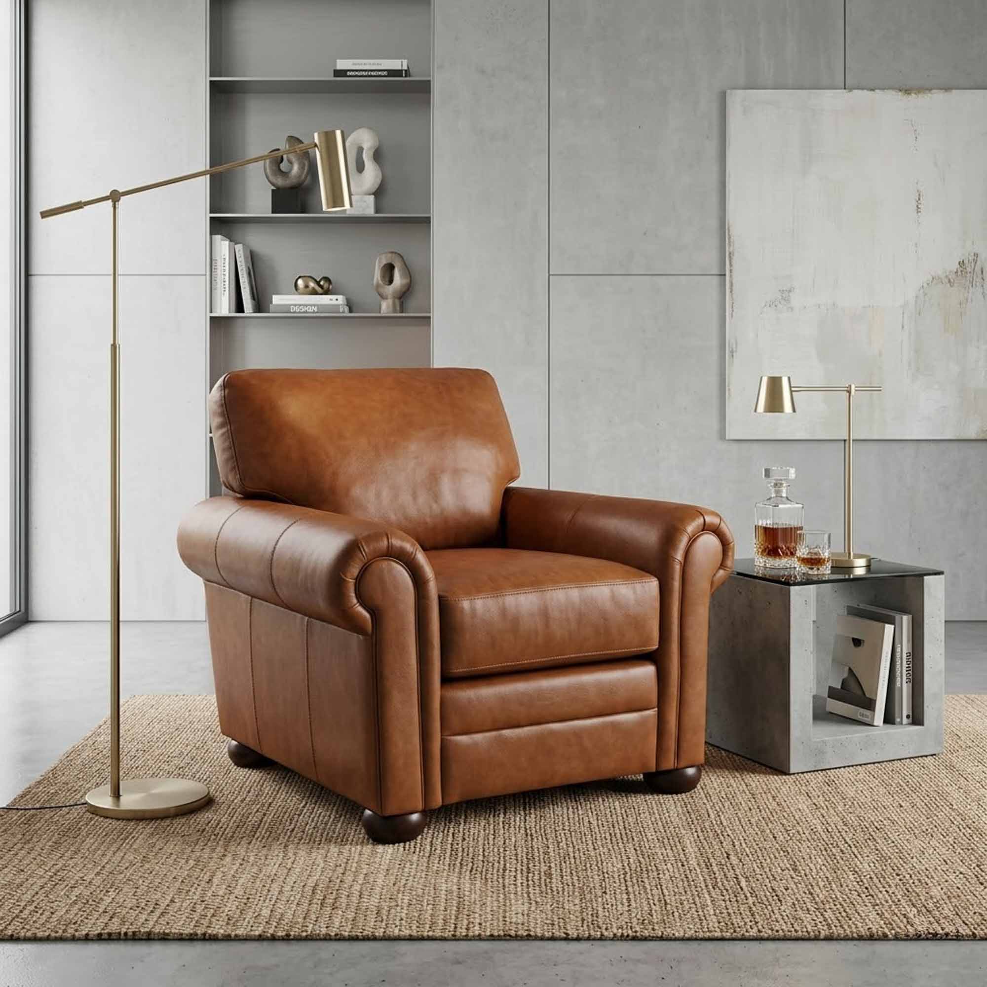 Georgia Leather Chair - Image 4