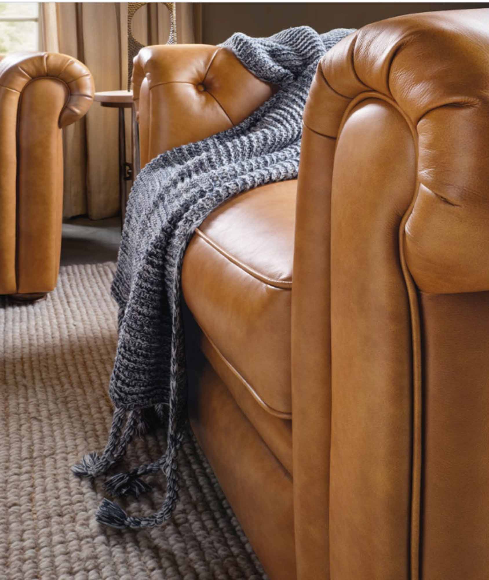 Glover Leather Power Recliner With Articulating Headrest - Image 12