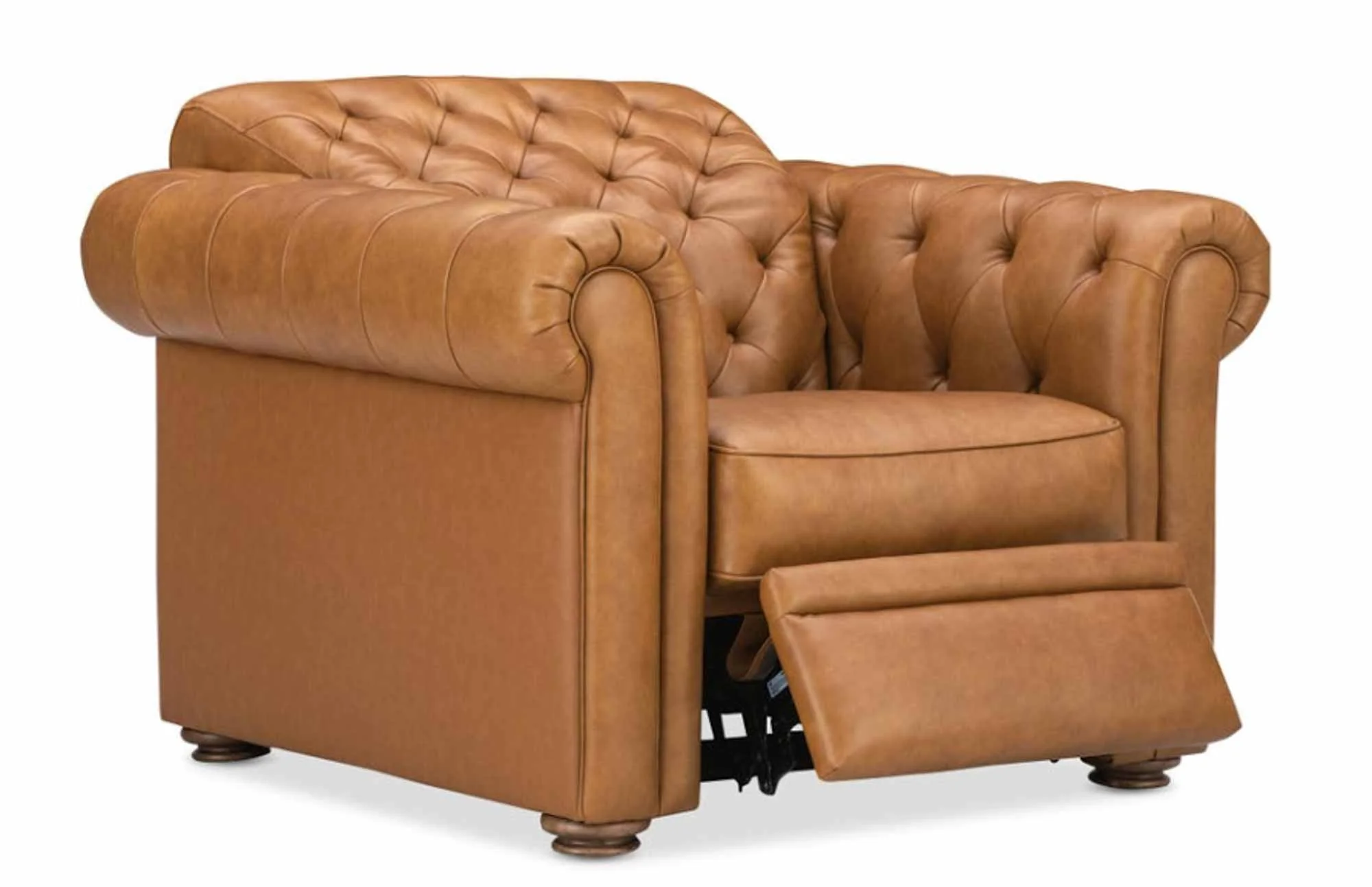 Glover Leather Power Recliner With Articulating Headrest - Image 6