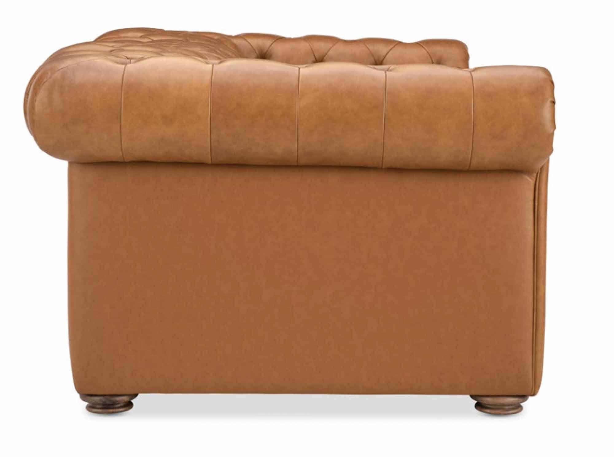 Glover Leather Power Reclining Loveseat With Articulating Headrest - Image 3