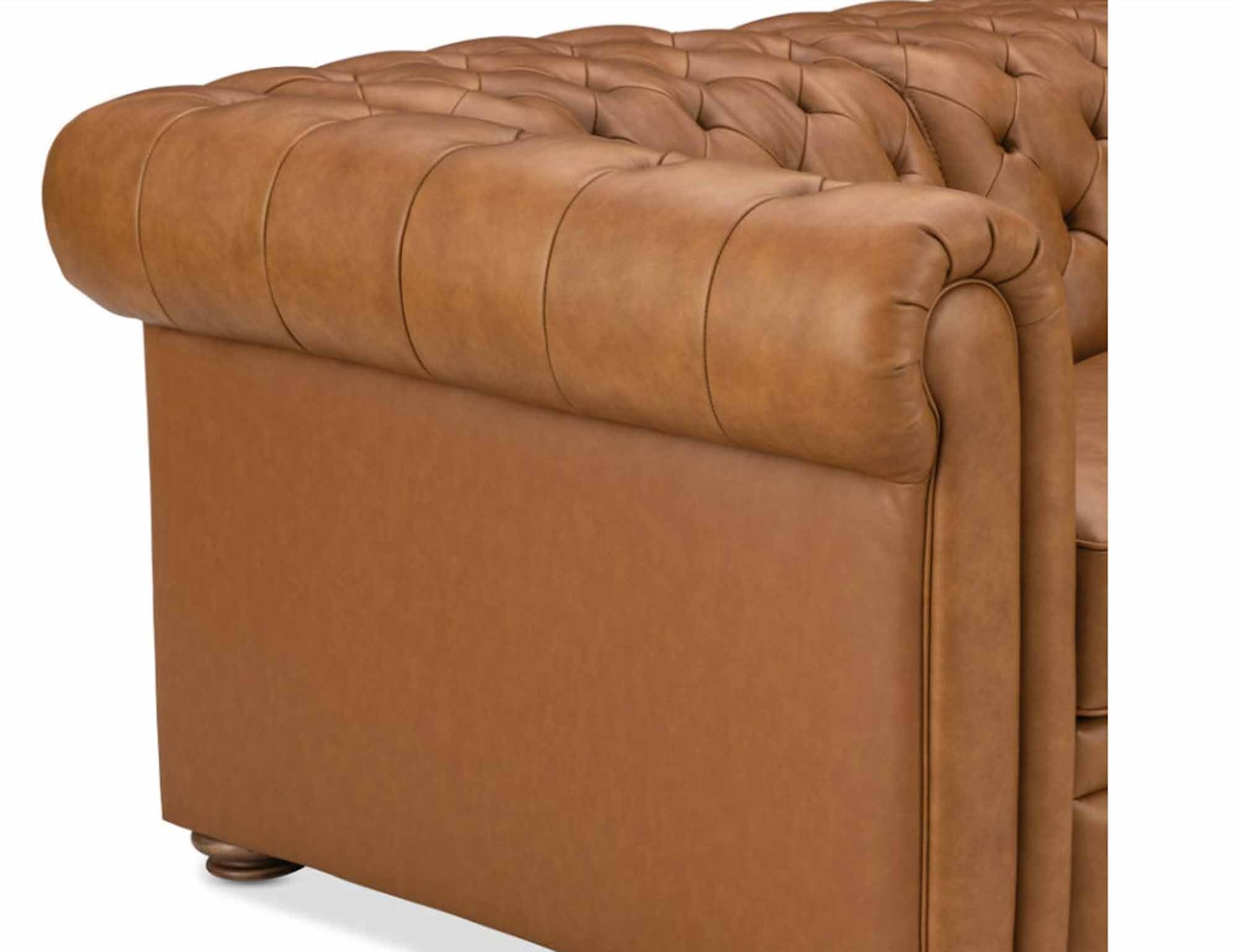 Glover Leather Power Reclining Loveseat With Articulating Headrest - Image 5
