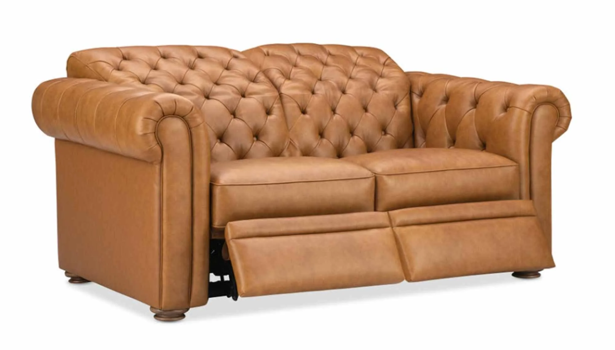 Glover Leather Power Reclining Loveseat With Articulating Headrest - Image 7