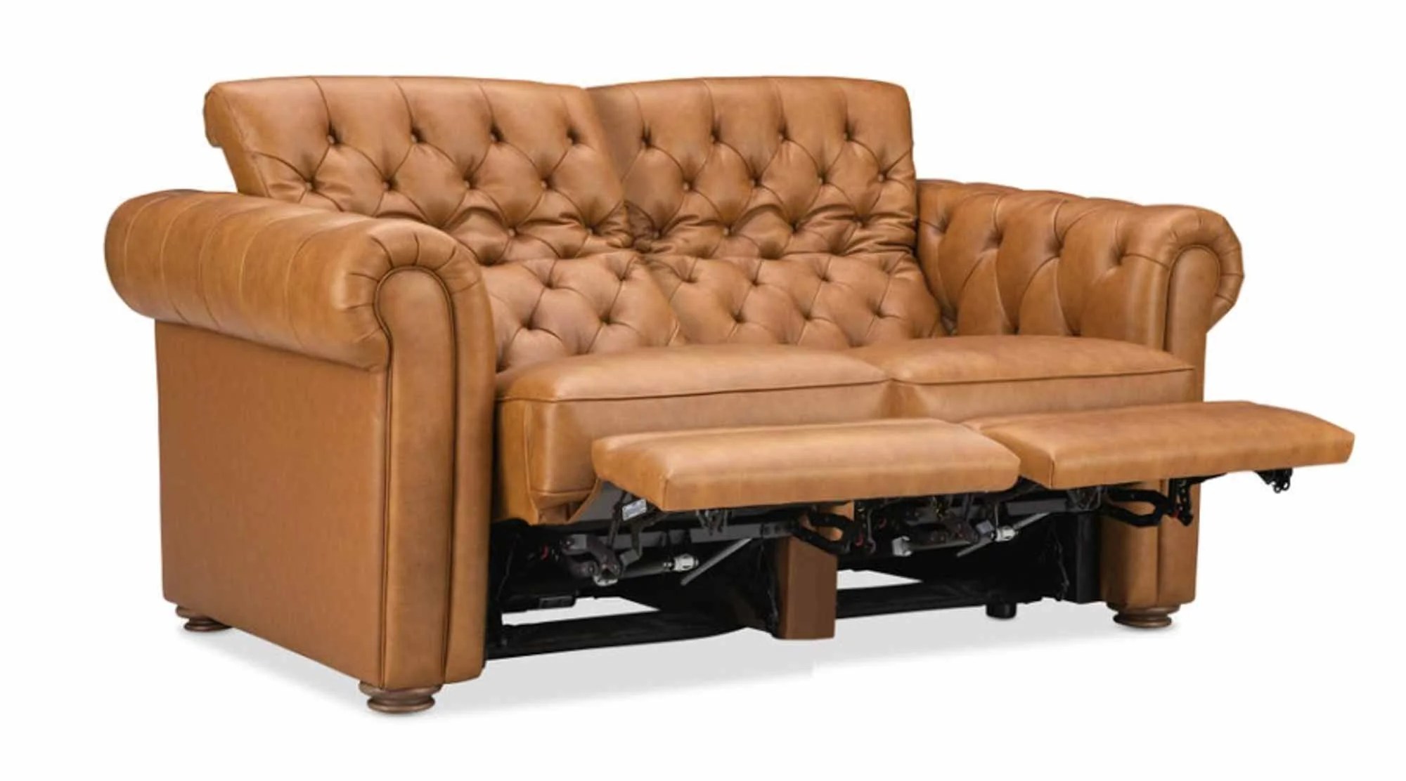 Glover Leather Power Reclining Loveseat With Articulating Headrest - Image 8