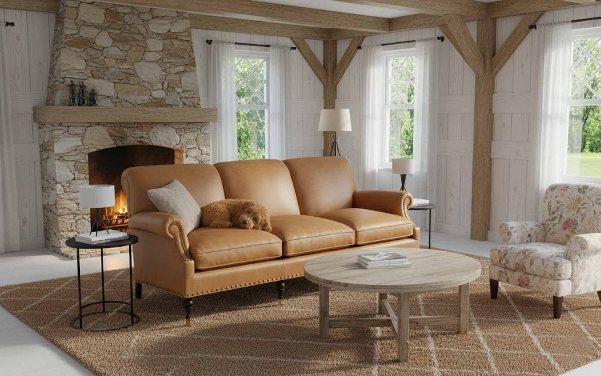 Grand Canyon Leather Sofa - Image 11
